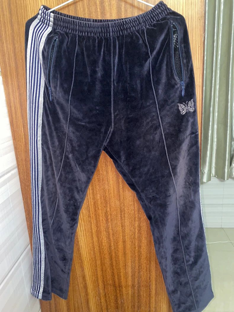 Needles Needles Blue Velvet Butterfly Pants - dmc Size US 30 / EU 46 - 1 Thumbnail