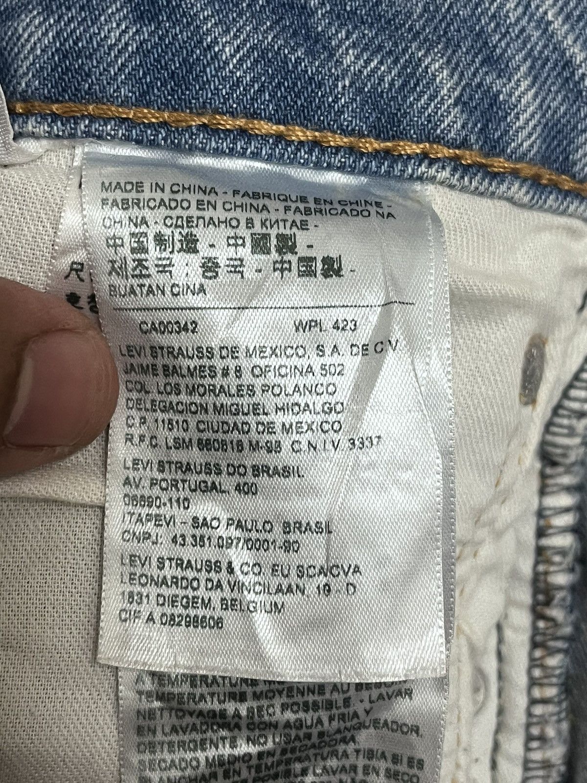 Levi's × Levi's Vintage Clothing Vintage Levis 512 Distressed Style Denim Size US 34 / EU 50 - 12 Thumbnail