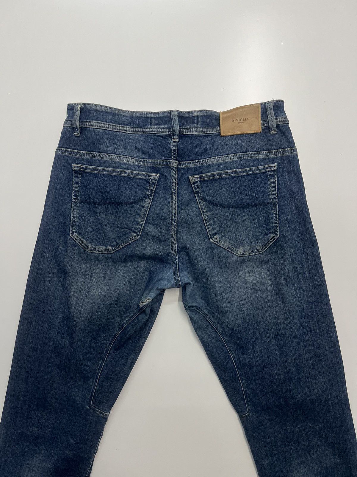Siviglia Siviglia Denim Jeans Distress Made In Italy Size 34" Size US 34 / EU 50 - 7 Thumbnail