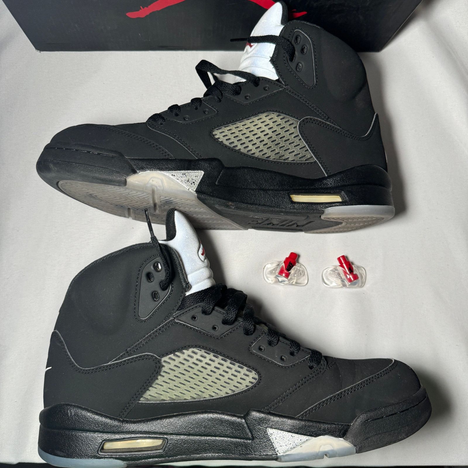 Jordan Brand × Nike Size 11.5 - Nike Air Jordan 5 Retro OG Black Metallic 2016 Size US 11.5 / EU 44-45 - 3 Thumbnail