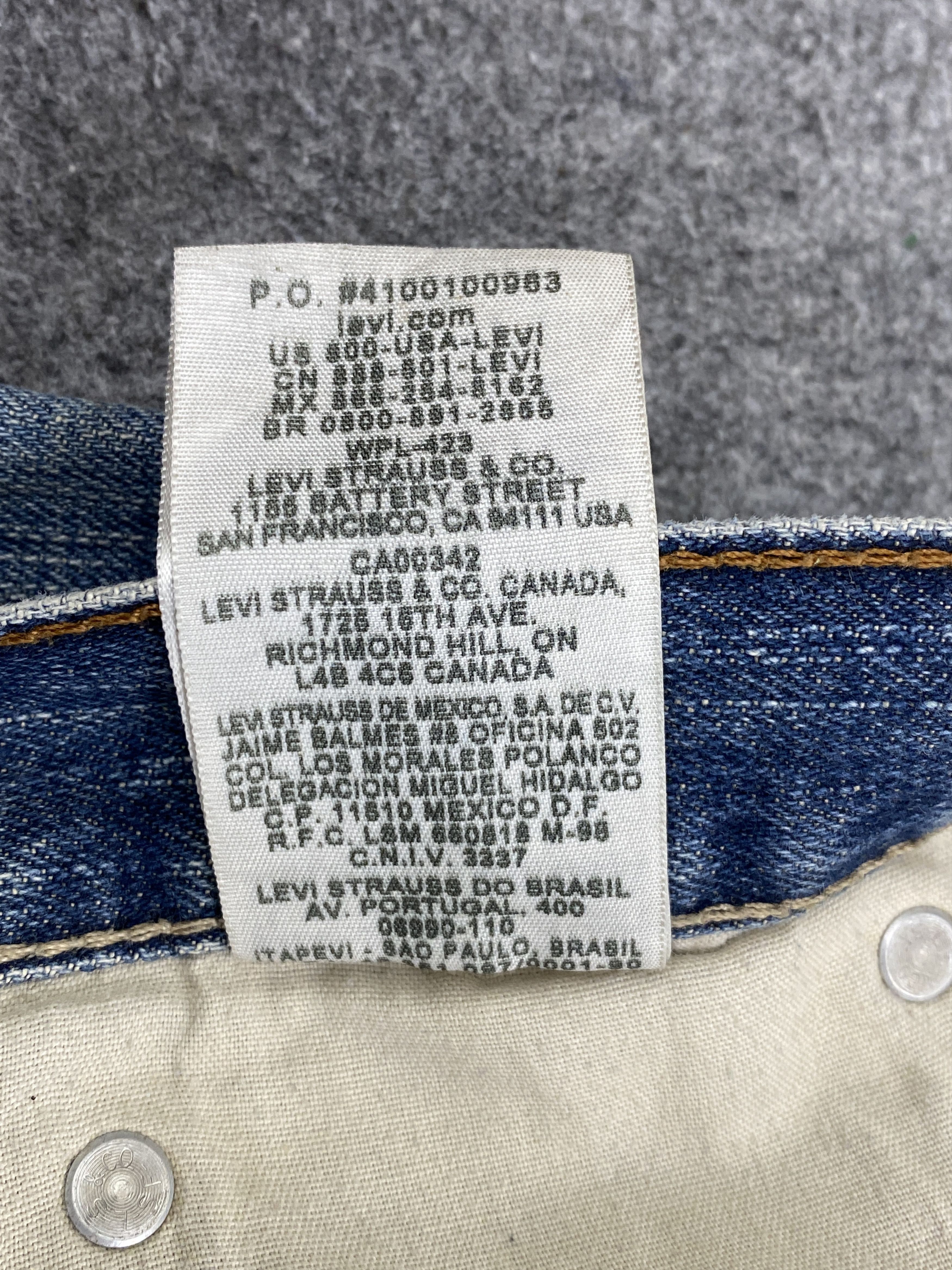 Levi's Vintage Levis 569 Baggy Faded Black Jeans S0044 Size US 40 / EU 56 - 10 Thumbnail