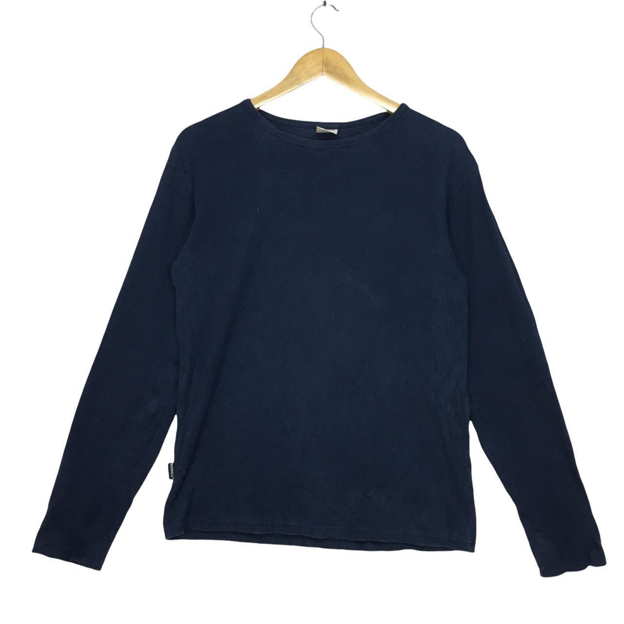 Avirex Vtg AVIREX U.S.A. Long Sleeve T-Shirt All American Size L / US 10 / IT 46 - 1 Thumbnail
