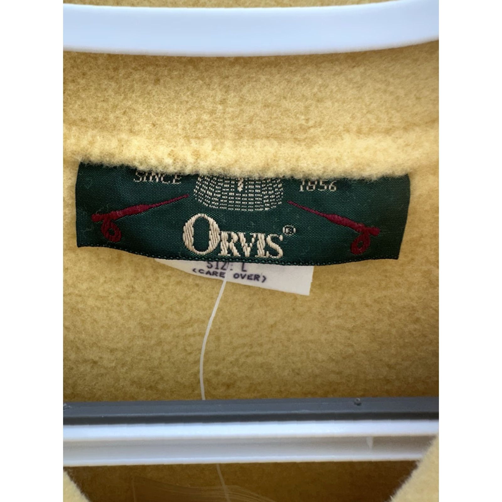 Orvis VINTAGE Orvis Womens Sweater Size Large Yellow Fleece Button Up USA Made New Size L / US 10 / IT 46 - 4 Thumbnail