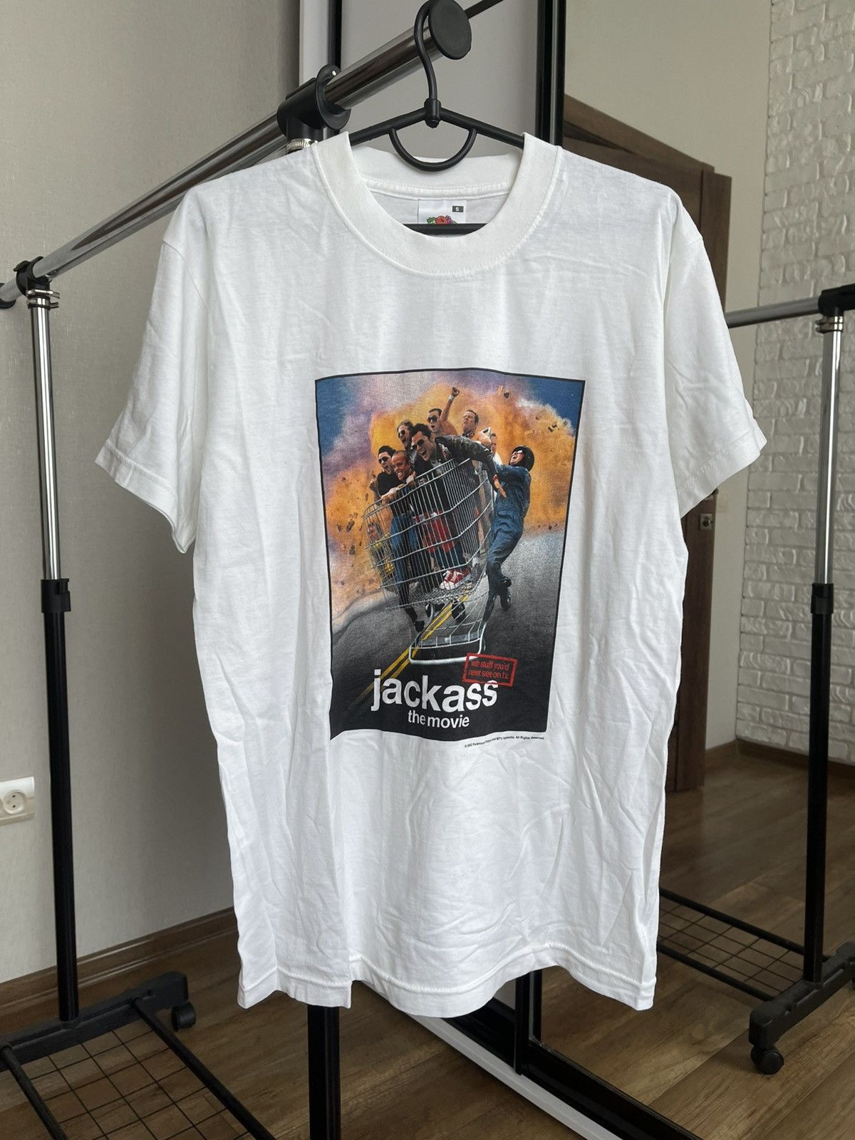 Vintage 2002 Jackass The Movie MTV Vintage T-Shirt Tee Size US S / EU 44-46 / 1 - 1 Thumbnail