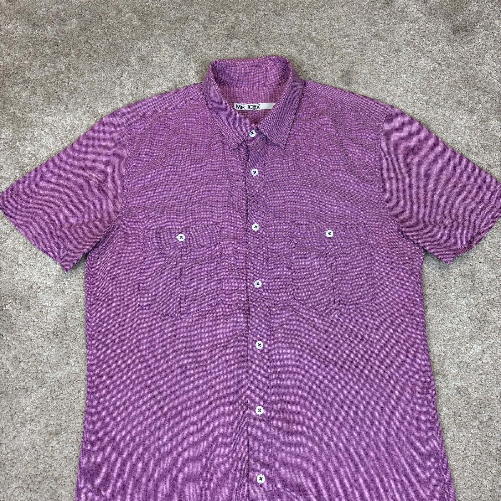 Mr Turk Mr. Turk Button Up Short Sleeve Rayon Shirt Men's Medium Size US M / EU 48-50 / 2 - 2 Thumbnail