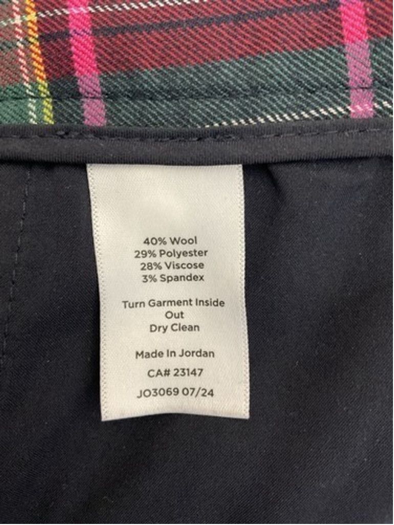 Talbots Talbots Tartan Plaid Holiday Pants Ankle Straight Women 12 P Size 34" / US 12 / IT 48 - 3 Thumbnail