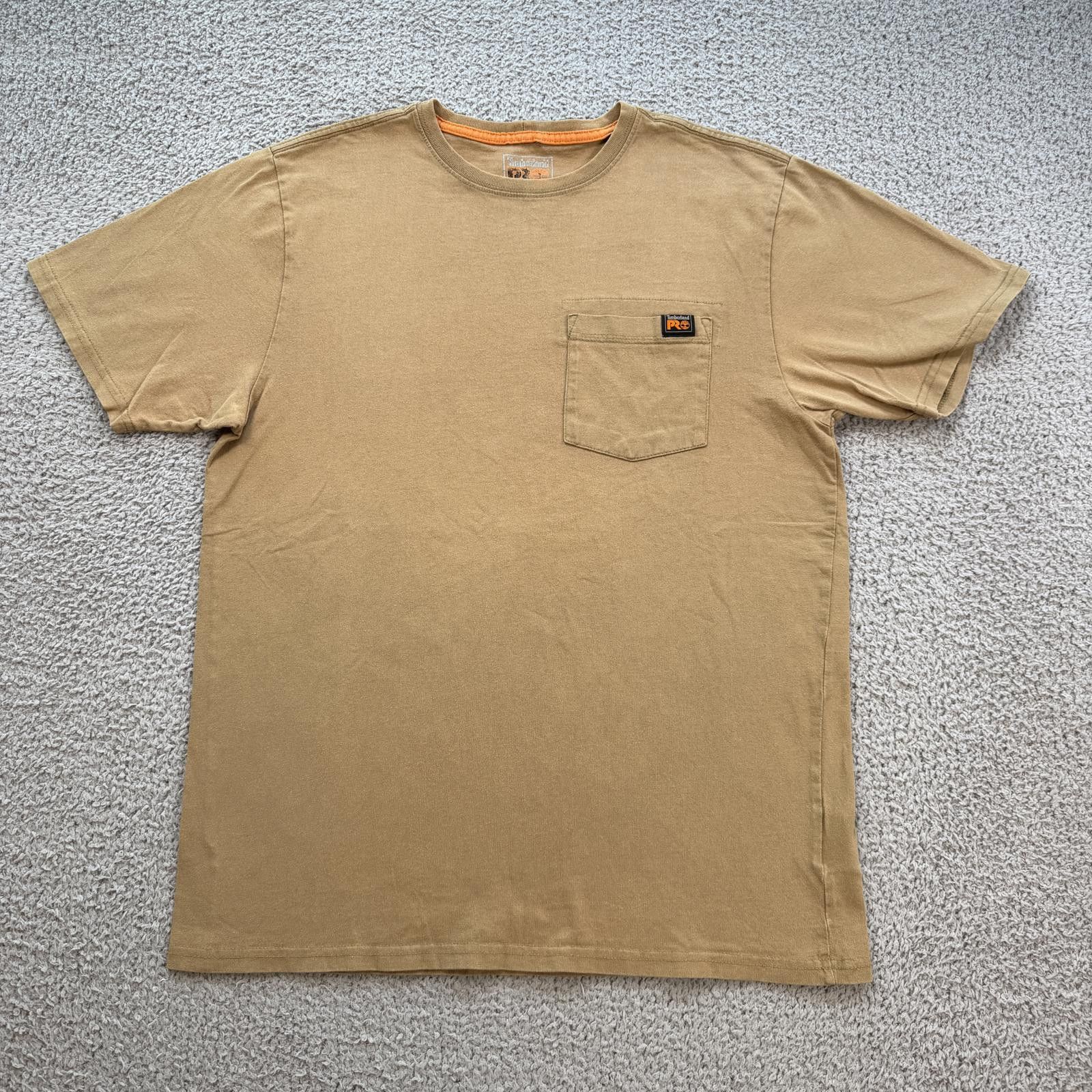 Timberland Timberland PRO Pocket T Shirt Mens Medium Tan Workwear Heavy Size US M / EU 48-50 / 2 - 1 Thumbnail