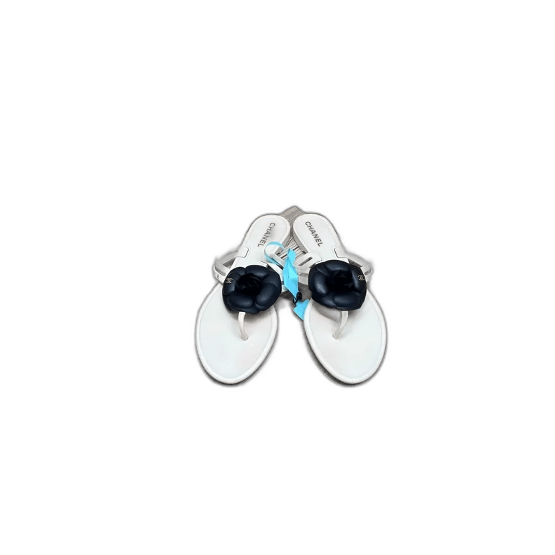 Chanel Chanel Camellia Slippers Size 37 -2505 Size US 9 / EU 42 - 1 Thumbnail