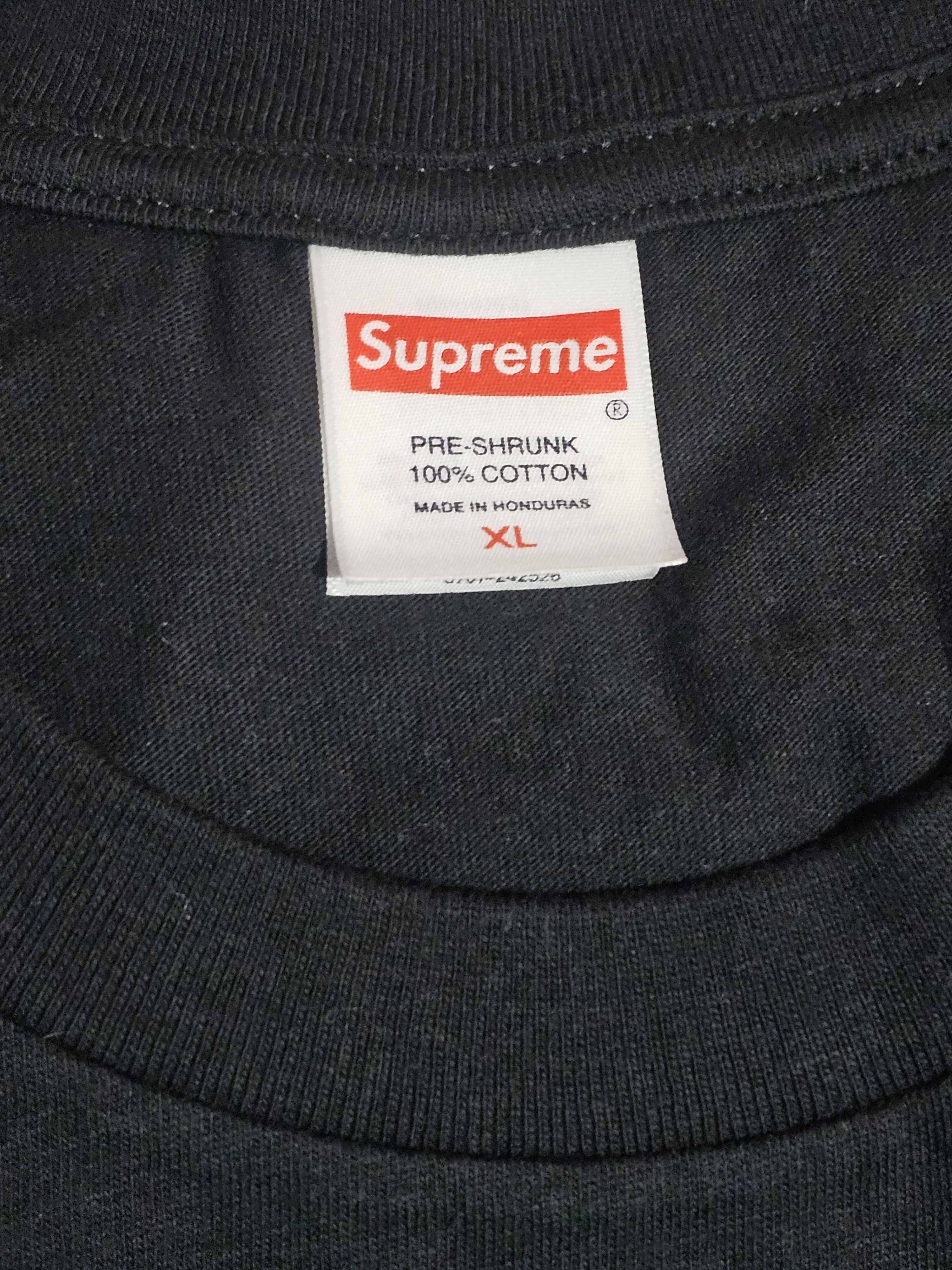 Supreme Supreme Tag Tee XL Size US XL / EU 56 / 4 - 4 Thumbnail