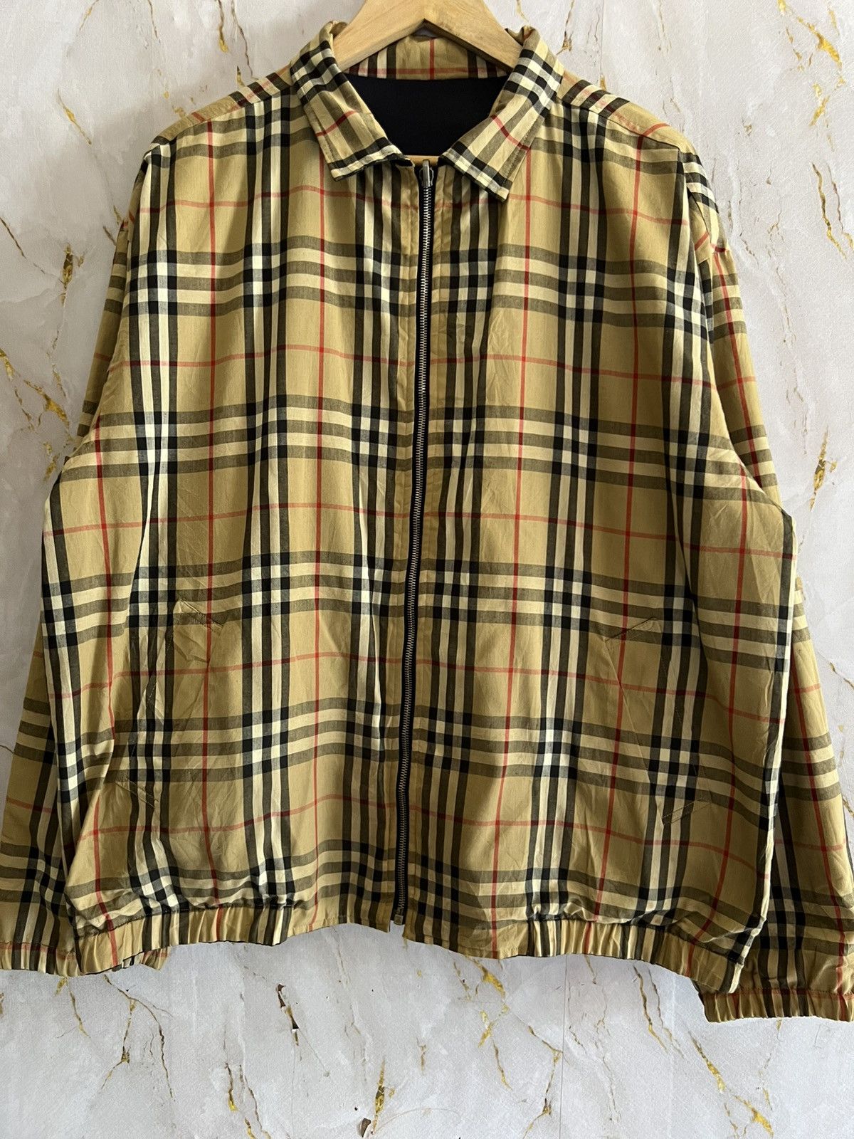 Burberry Nova Check Reversible Zipper Jacket