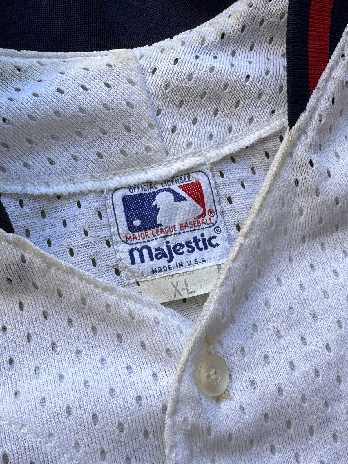 Majestic Vintage 80s California Angels Jim Abbott Majestic Jersey Size US XL / EU 56 / 4 - 3 Thumbnail