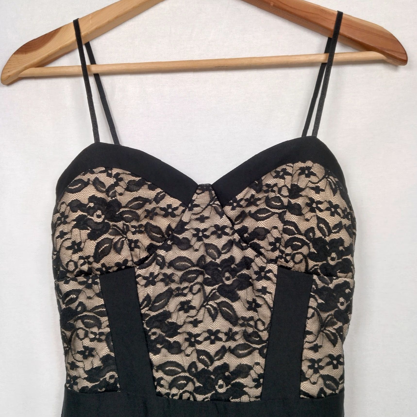 Vintage VINTAGE Top 10 Women's Mini Cocktail Dress Sleeveless Lace Sweetheart Party Evening Black Size M Size M / US 6-8 / IT 42-44 - 5 Thumbnail