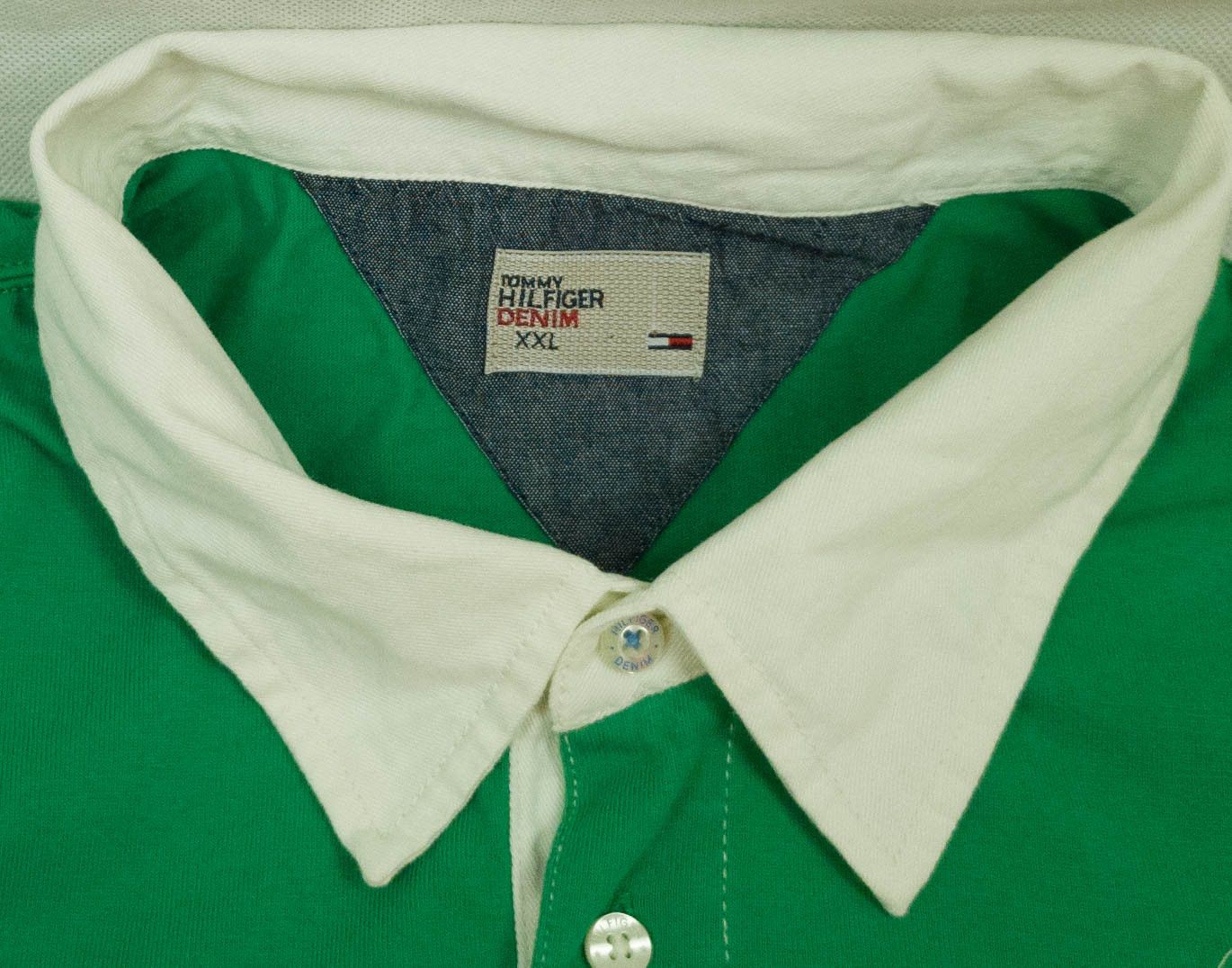 Tommy Hilfiger Hilfiger Denim mens polo top cotton size XL vgc Size US XL / EU 56 / 4 - 5 Thumbnail