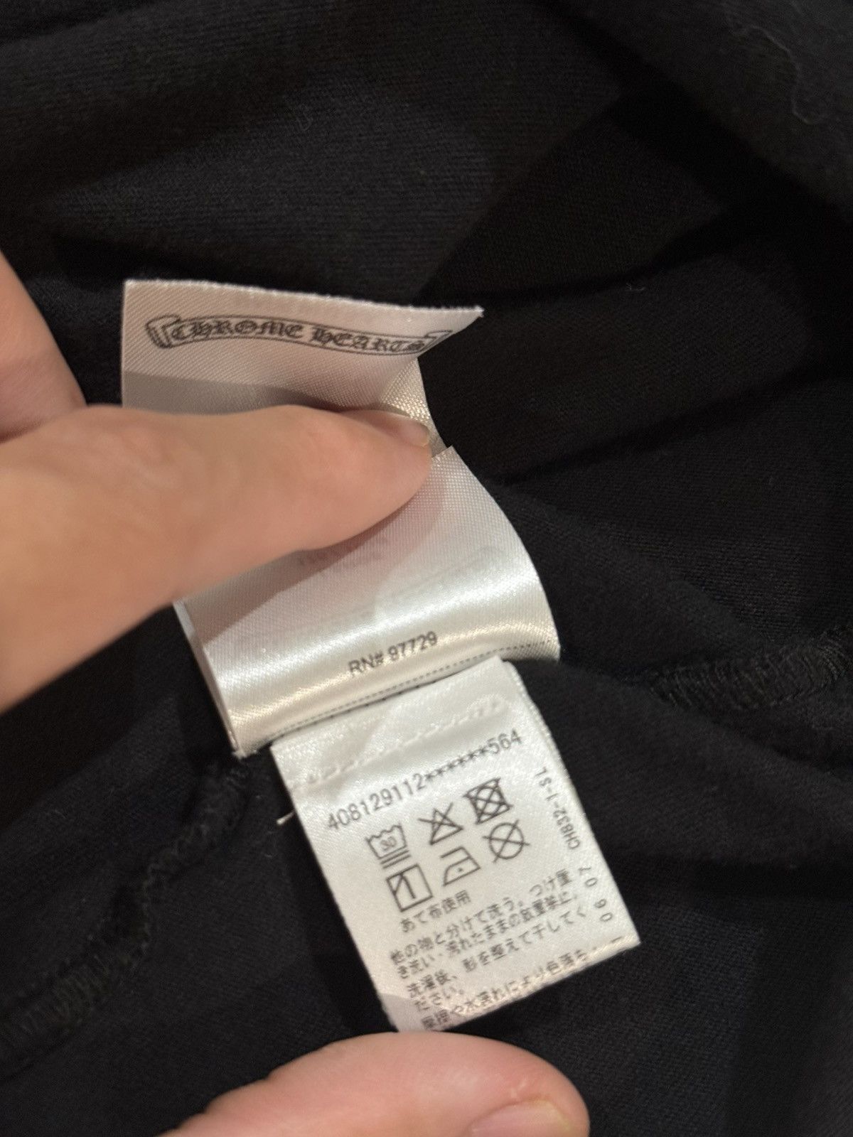 Chrome Hearts Chrome Hearts, Scroll logo long sleeve Size US L / EU 52-54 / 3 - 8 Thumbnail