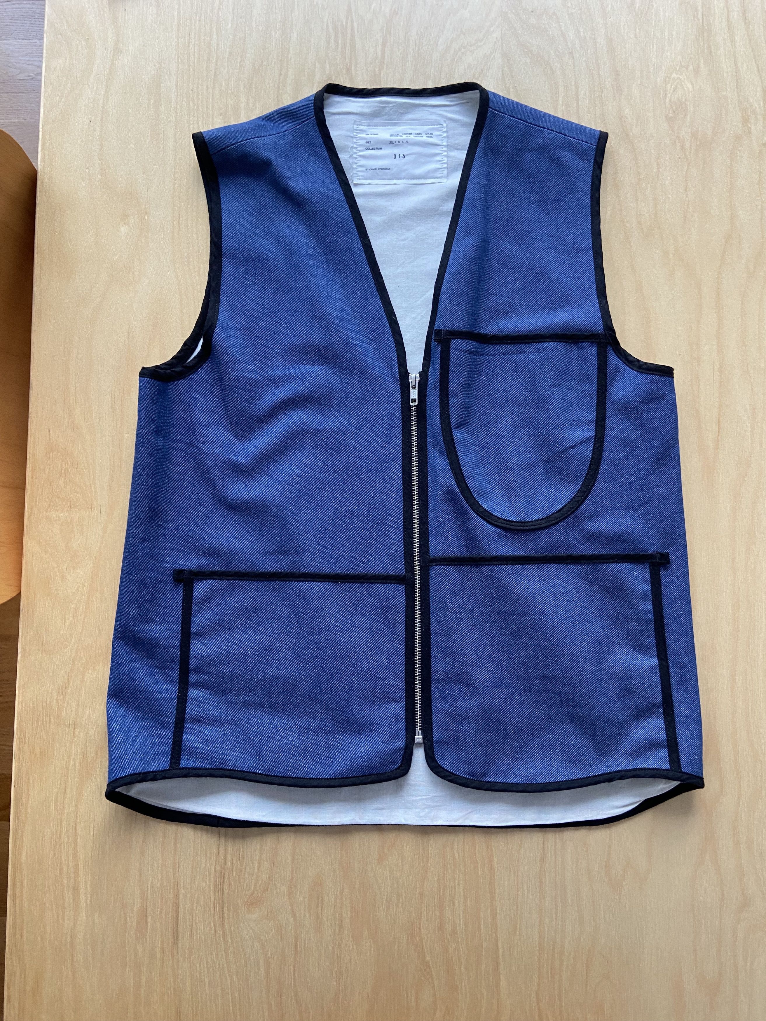 Camiel Fortgens Zip Vest — Blue Size US XS / EU 42 / 0 - 3 Thumbnail