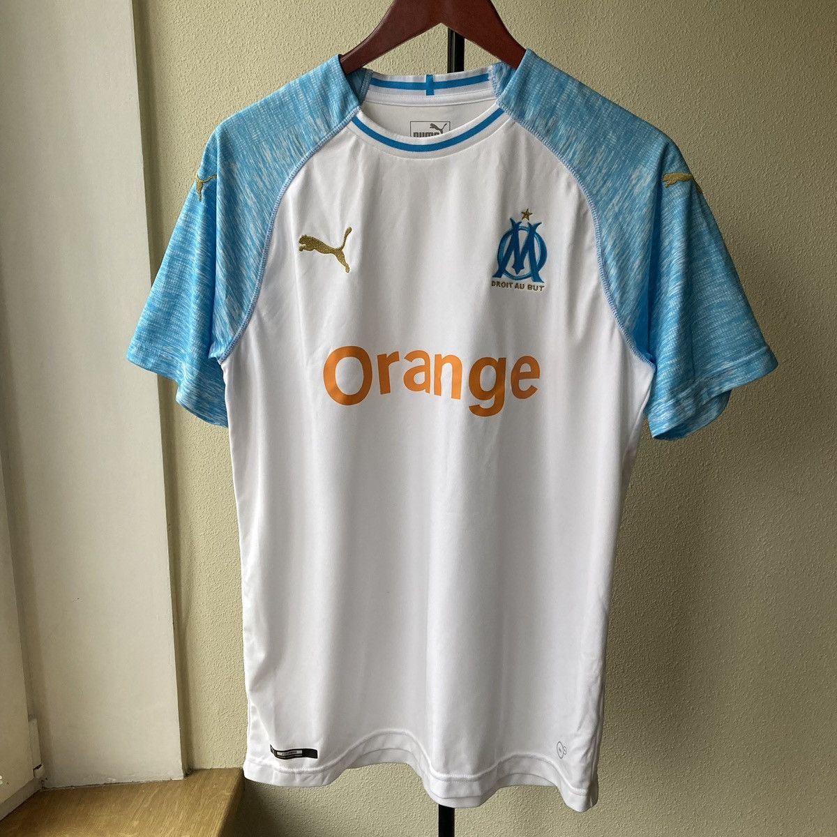 Vintage Olympique De Marseille Puma 2018 Jersey Blockore Style Y2k Size US L / EU 52-54 / 3 - 1 Thumbnail