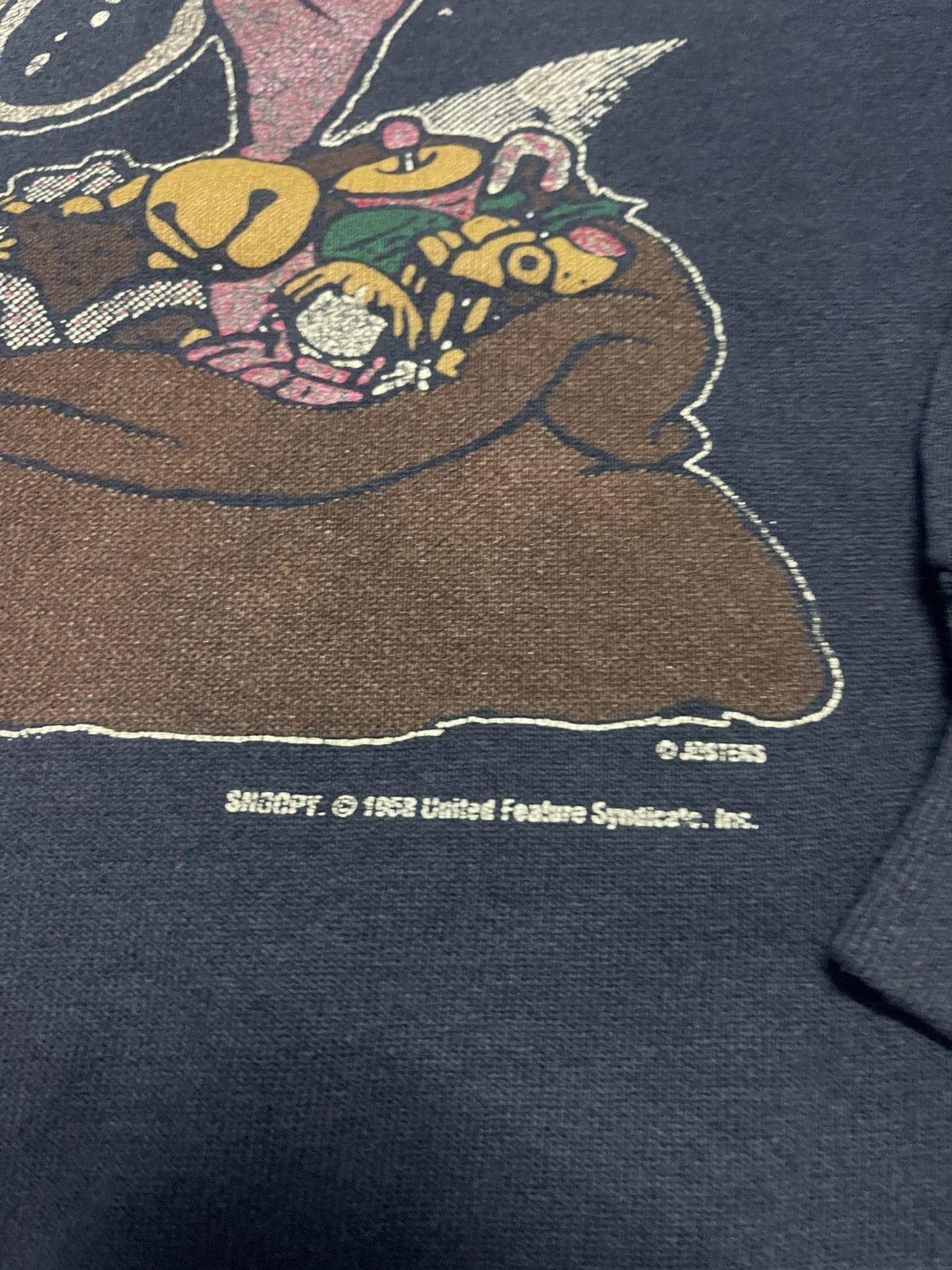 Peanuts × Vintage 🔥HOT🔥VINTAGE SNOOPY ST NICK CHRISTMAS PEANUTS SANTA TEE RARE Size US M / EU 48-50 / 2 - 3 Thumbnail