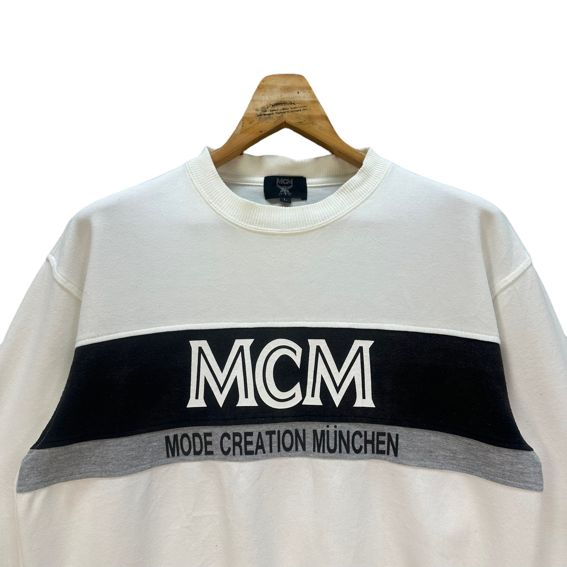 MCM MCM O.T.C BIG LOGO SWEATSHIRTS #8435-008 Size US L / EU 52-54 / 3 - 2 Thumbnail