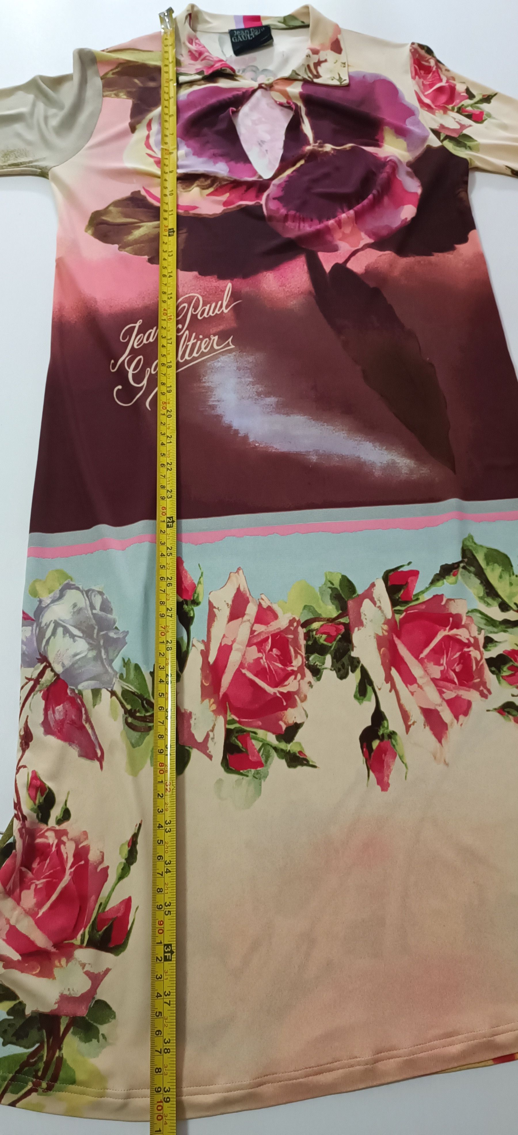Jean Paul Gaultier Spring 2001 - Floral midi dress Size M / US 6-8 / IT 42-44 - 25 Thumbnail
