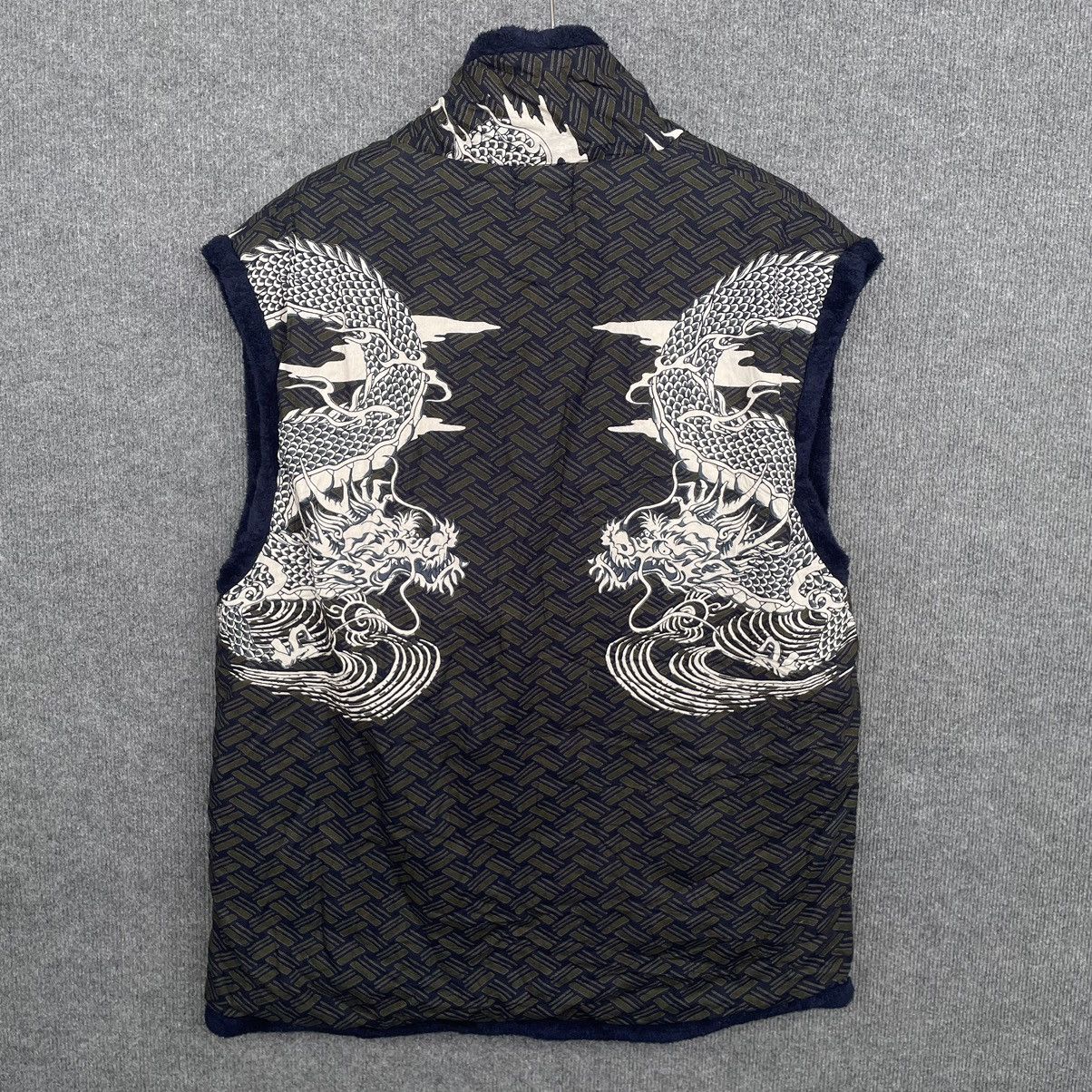 If Six Was Nine × Japanese Brand Kimono Japan Vest Dragon Detailing Ed Hardy Evisu Karakuri Size US L / EU 52-54 / 3 - 1 Thumbnail