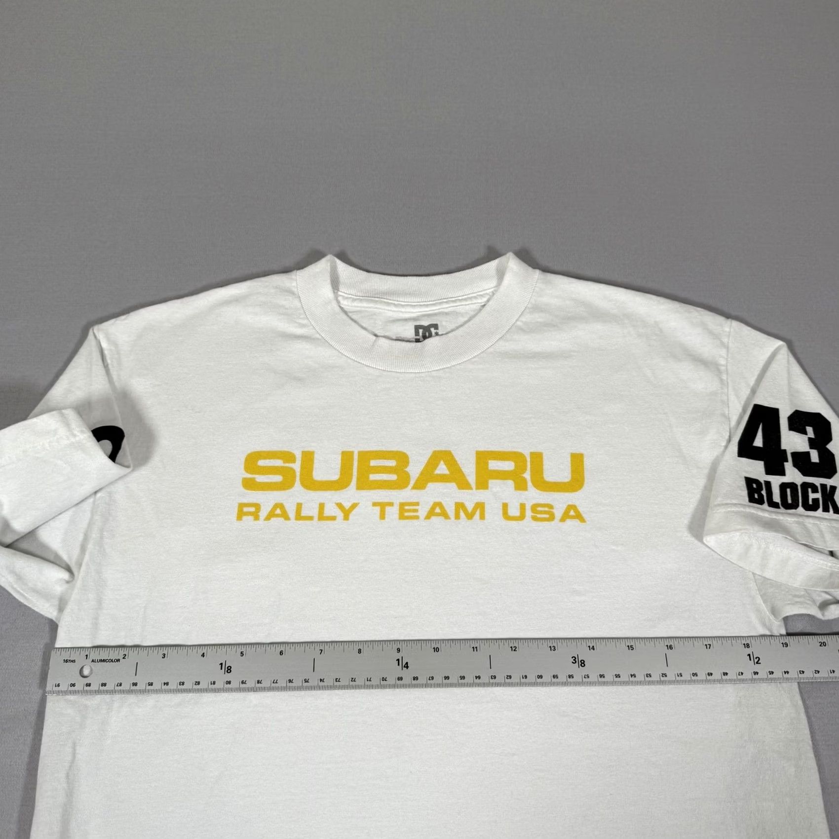 Vintage DC Shoes Shirt Men Medium White Subaru Rally Ken Block 43 Travis Pastrana 199 Race Tee Size US M / EU 48-50 / 2 - 5 Thumbnail