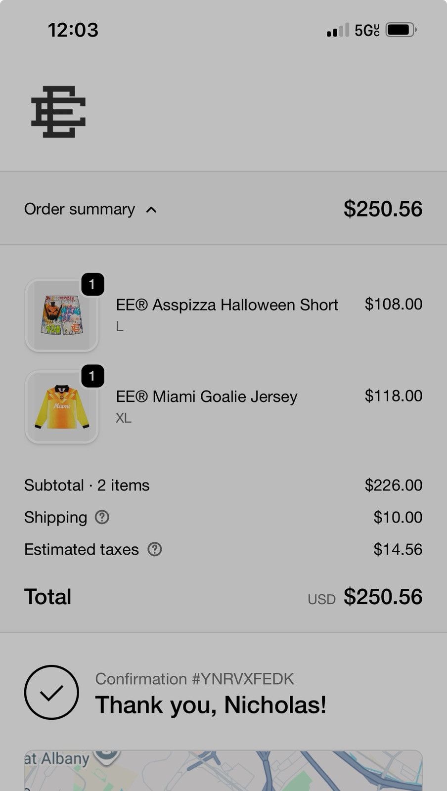 Asspizza × Eric Emanuel Eric Emanuel x Asspizza Halloween shorts large Size US 32 / EU 48 - 2 Thumbnail