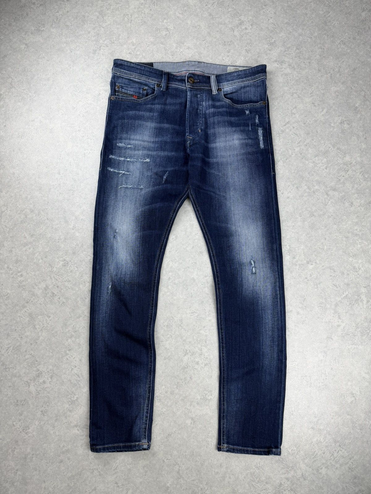 Jean Diesel Tephar 'Limited Edition' Doré Taille W26 - Coupe Slim-carrot, Neuf Sans étiquette