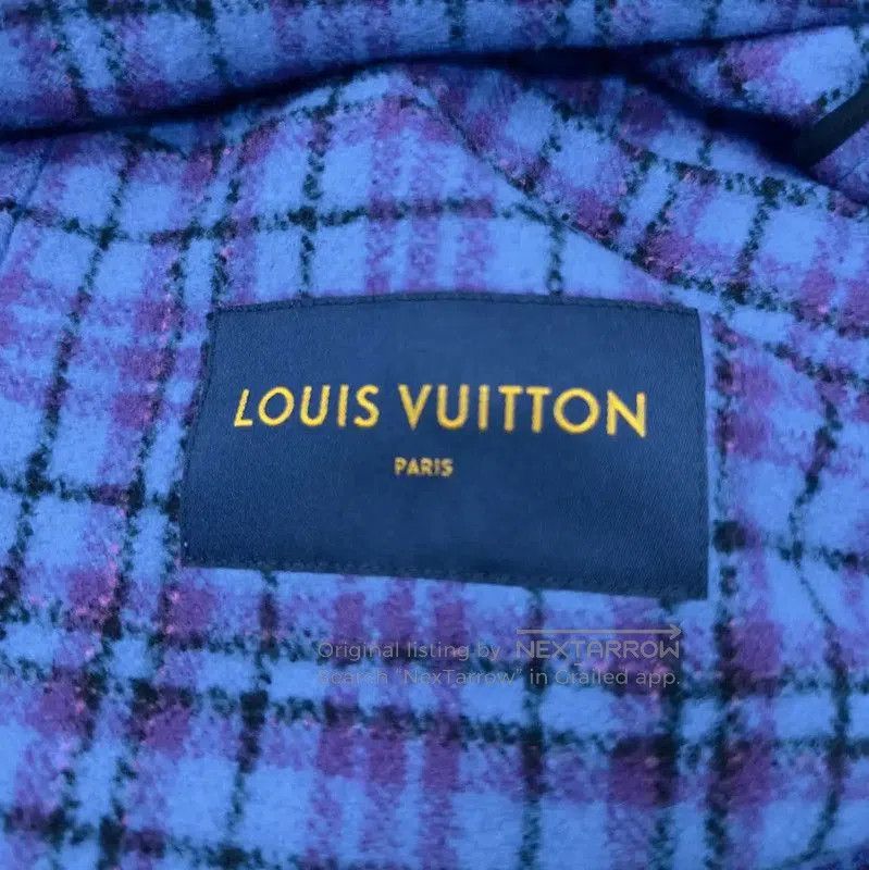 Louis Vuitton Louis Vuitton Blue Plaid Cotton Jacket for Men . Size US M / EU 48-50 / 2 - 4 Thumbnail