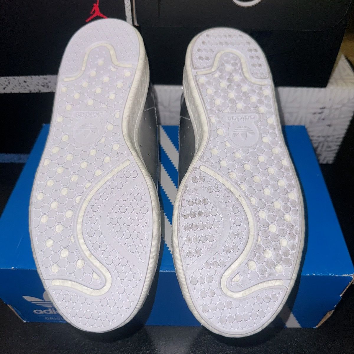 Adidas Size 8W - adidas Stan Smith Boost Metallic Silver - BB0108 Size US 8 / IT 38 - 5 Thumbnail