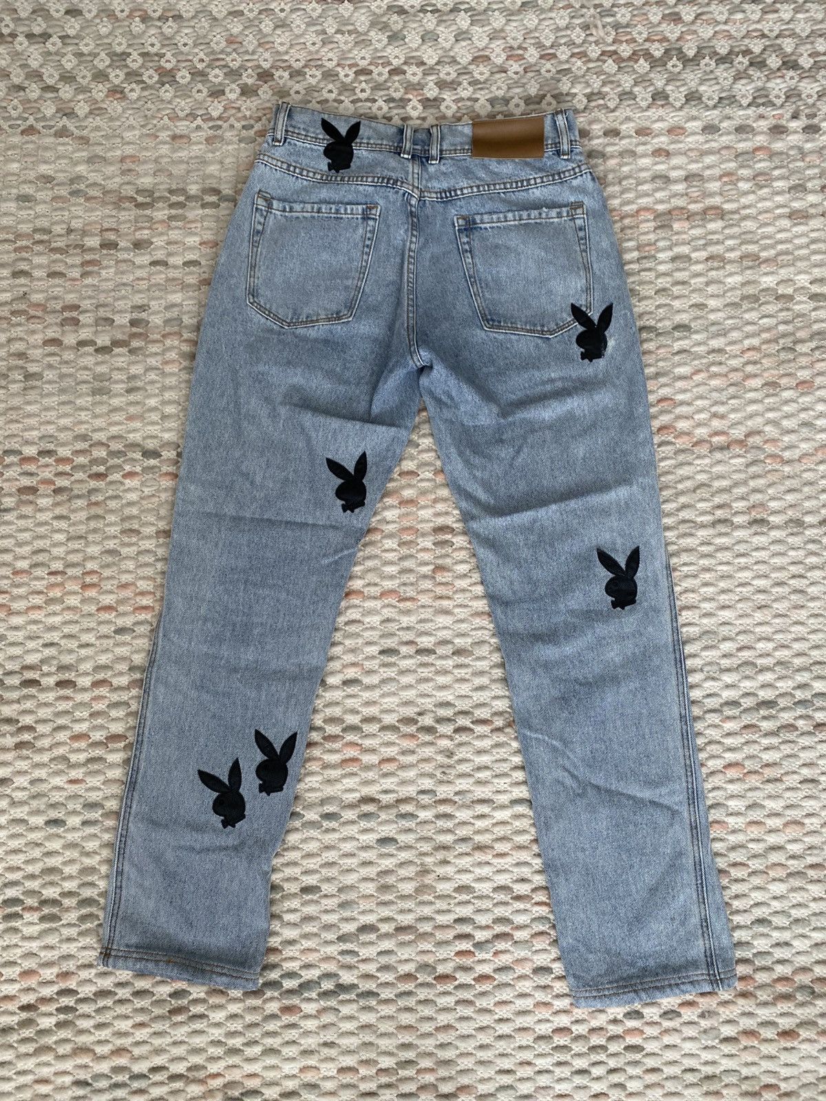 Playboy × Pleasures Pleasures x Playboy Light Denim Jeans Size US 30 / EU 46 - 2 Thumbnail