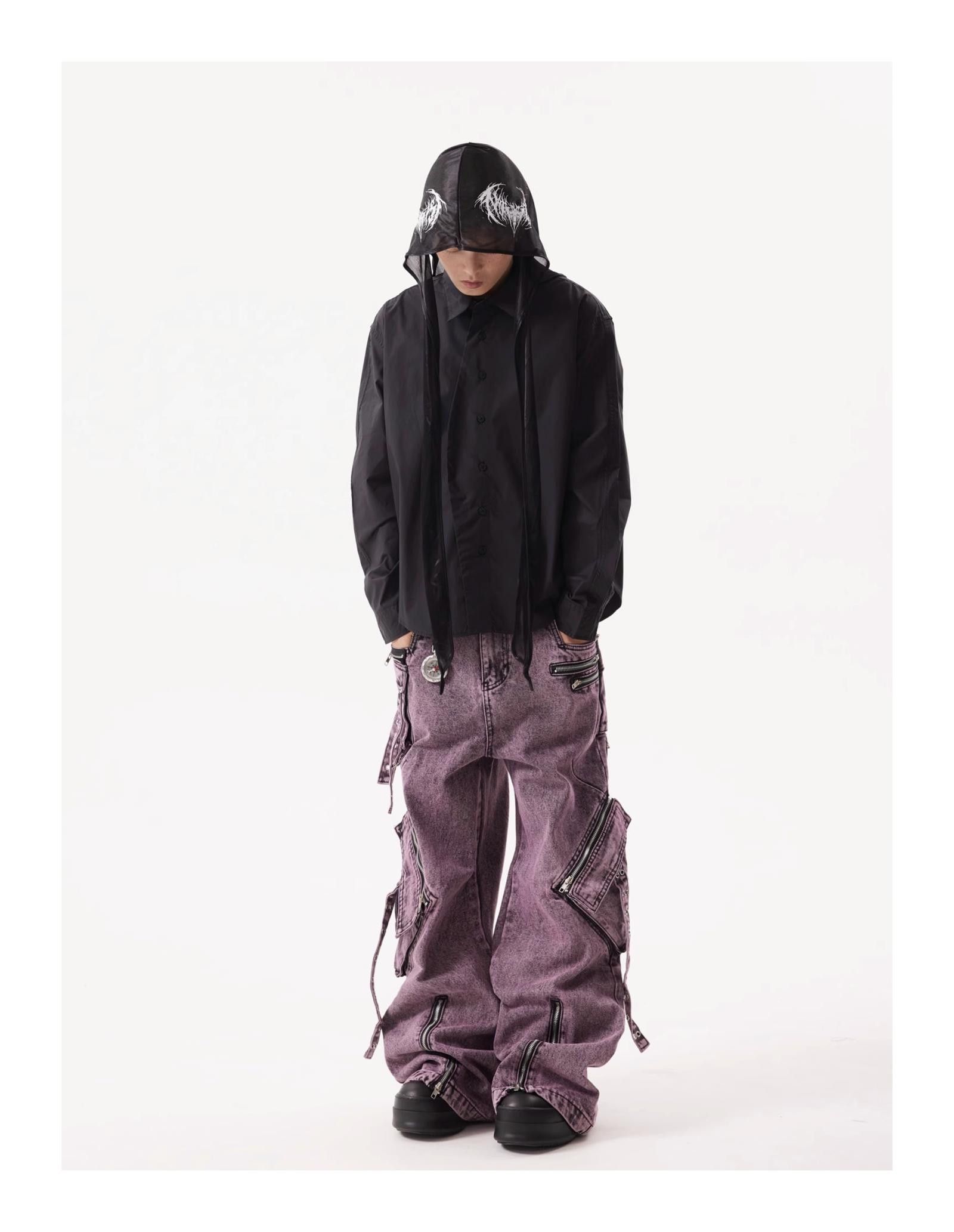 Japanese Brand Purple Oversized Vintage Denims 32 Size US 32 / EU 48 - 2 Thumbnail