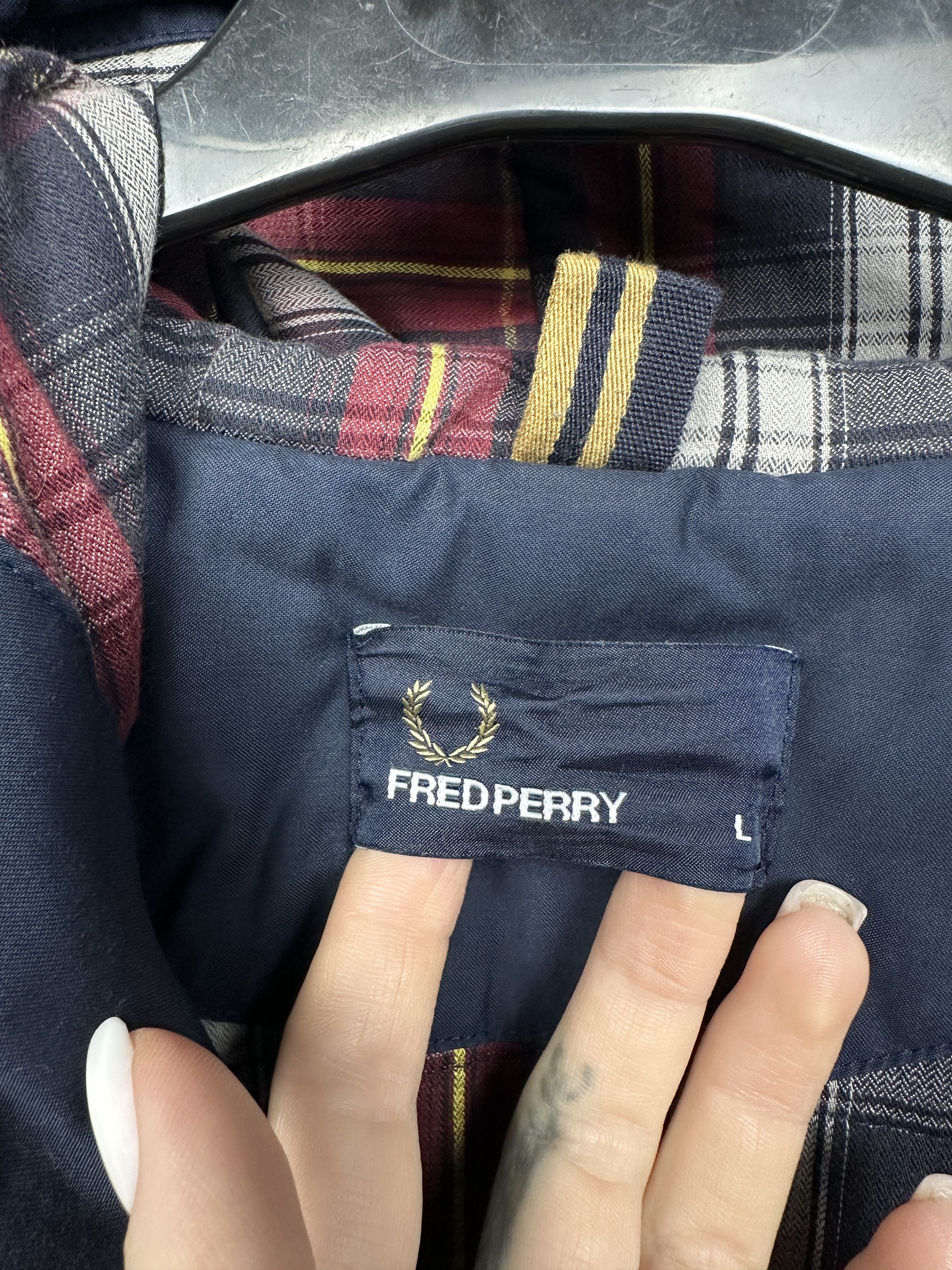 Fred Perry Fred Perry Vintage Mens Parka Jacket Size US L / EU 52-54 / 3 - 3 Thumbnail