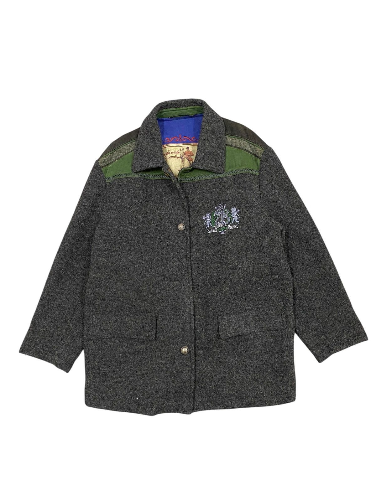 Japanese Brand Vtg Umbreto Wool Jacket Size US XL / EU 56 / 4 - 2 Thumbnail