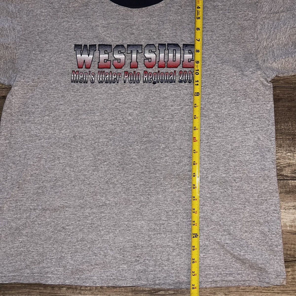 Anvil × Vintage Vintage ringer collar T-shit Size US L / EU 52-54 / 3 - 5 Thumbnail