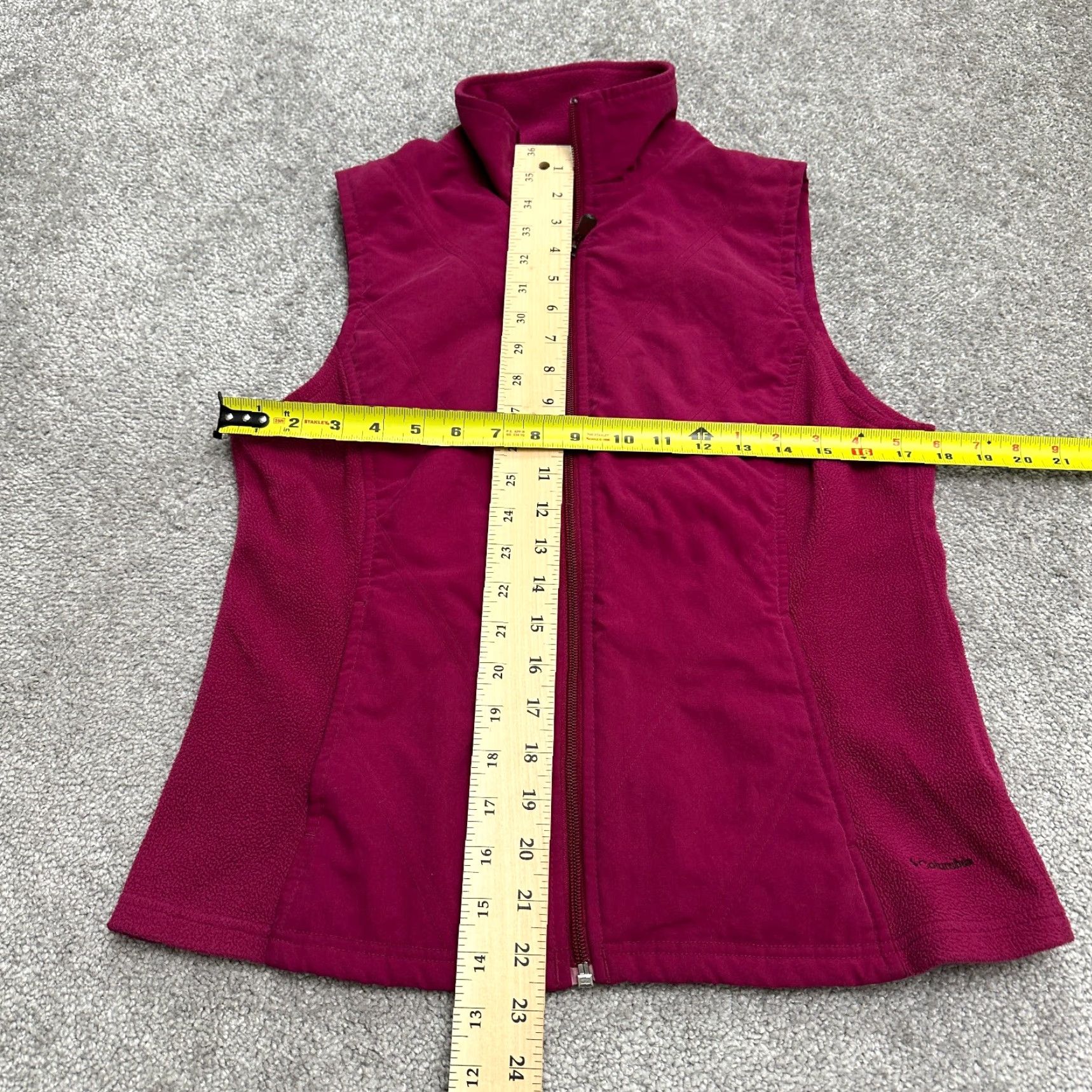 Vintage Columbia Vest Womens Small Red Full Zip High Neck Outdoor Hiking Size S / US 4 / IT 40 - 7 Thumbnail