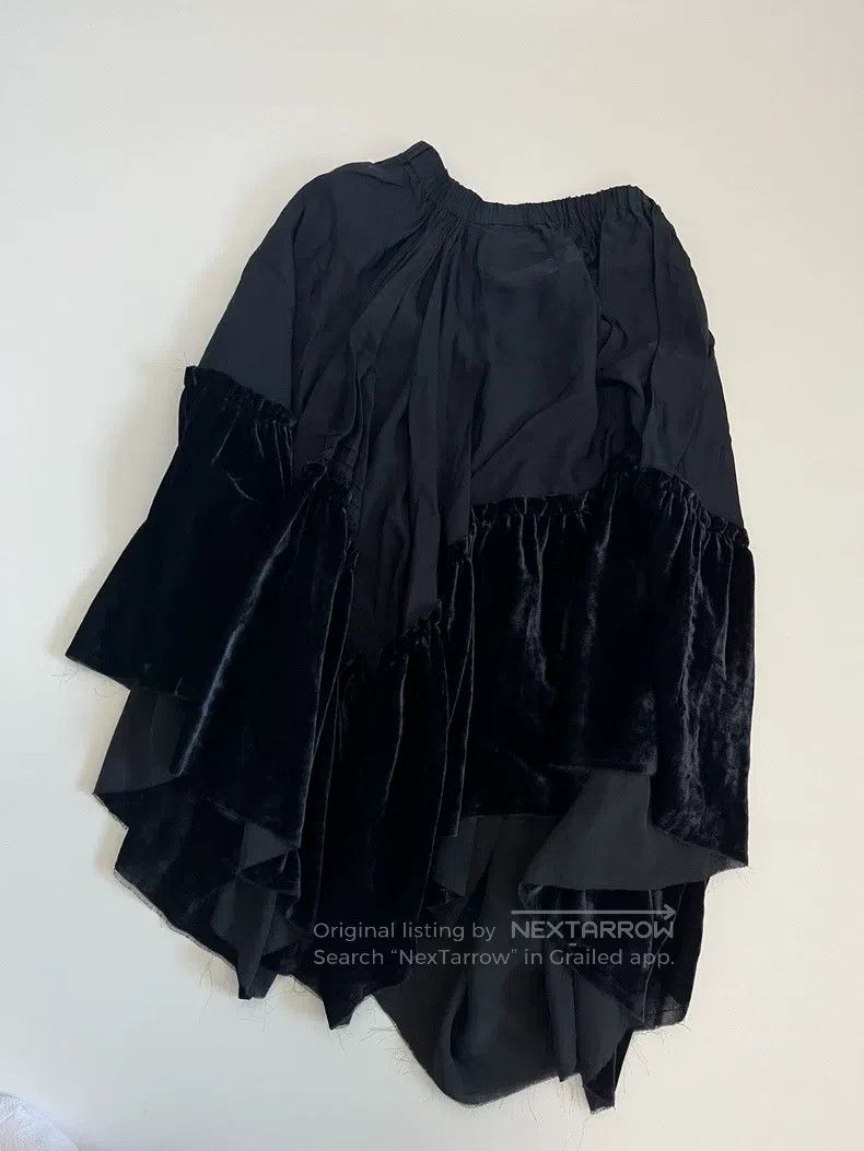 Comme des Garcons Comme Des Garcons Velvet paneling half skirt Size 25" / US 0 / IT 36 - 2 Thumbnail