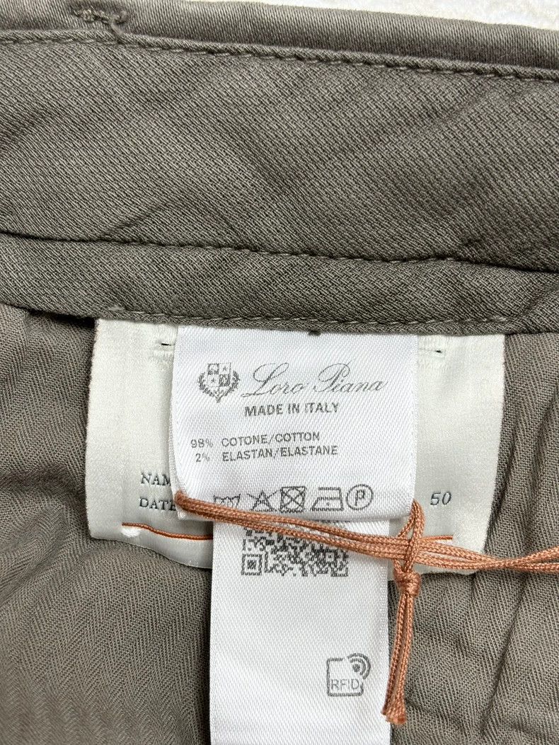 Loro Piana LORO PIANA Cotton trousers Size 34" / US 12 / IT 48 - 3 Thumbnail