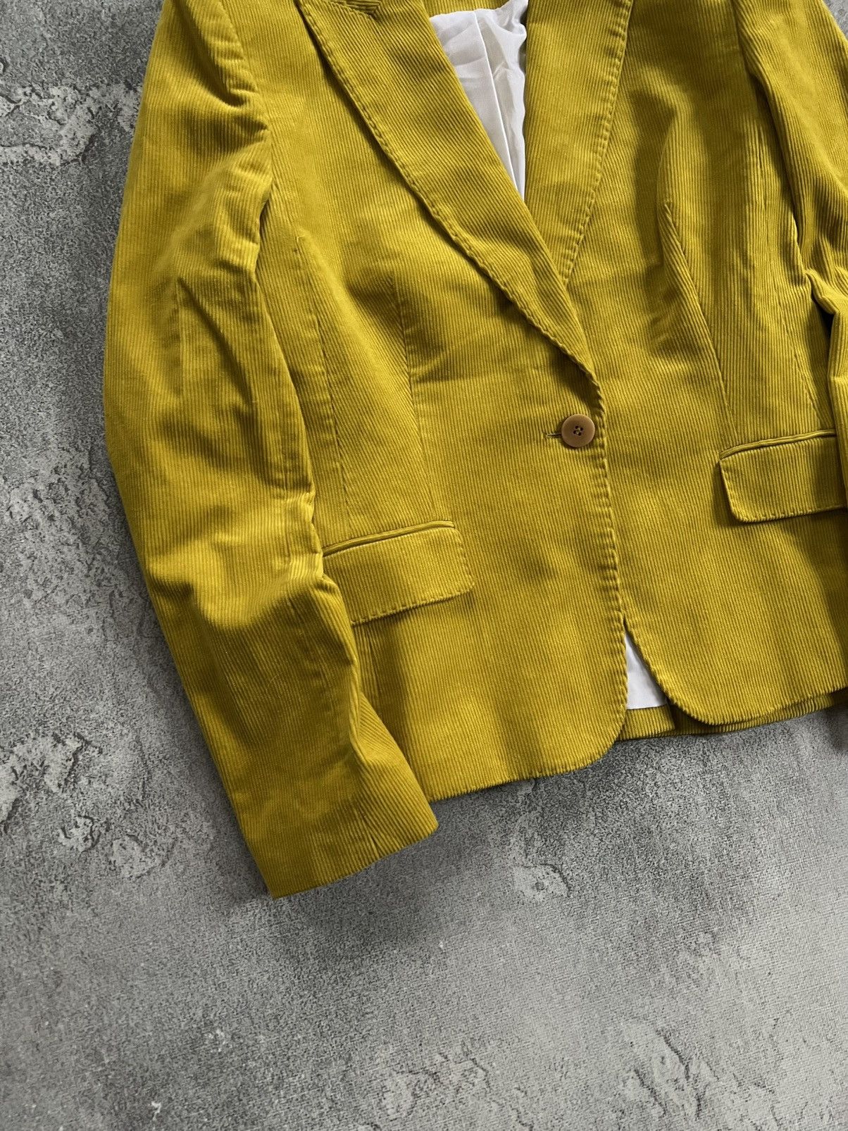 Aquascutum Aquascutum Blazer Size 44 One-Button Cropped Velvet Jacket Size M / US 6-8 / IT 42-44 - 2 Thumbnail