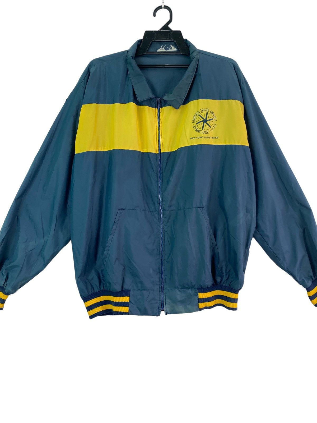 Vintage Vtg 90 ESG Lake Placid New York States Parks Syracuse jacket Size US L / EU 52-54 / 3 - 2 Thumbnail