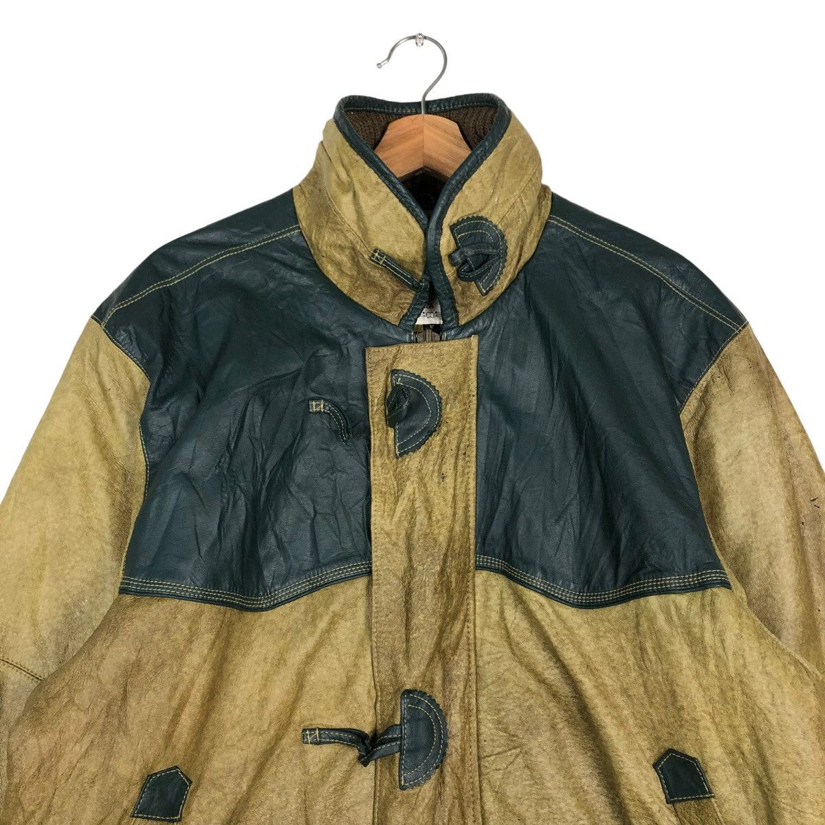 Japanese Brand 🔥VTG SHEEPSKIN LEATHER JACKET CION GINZA TOKYO ISSEY MIYAKE Size US M / EU 48-50 / 2 - 5 Thumbnail