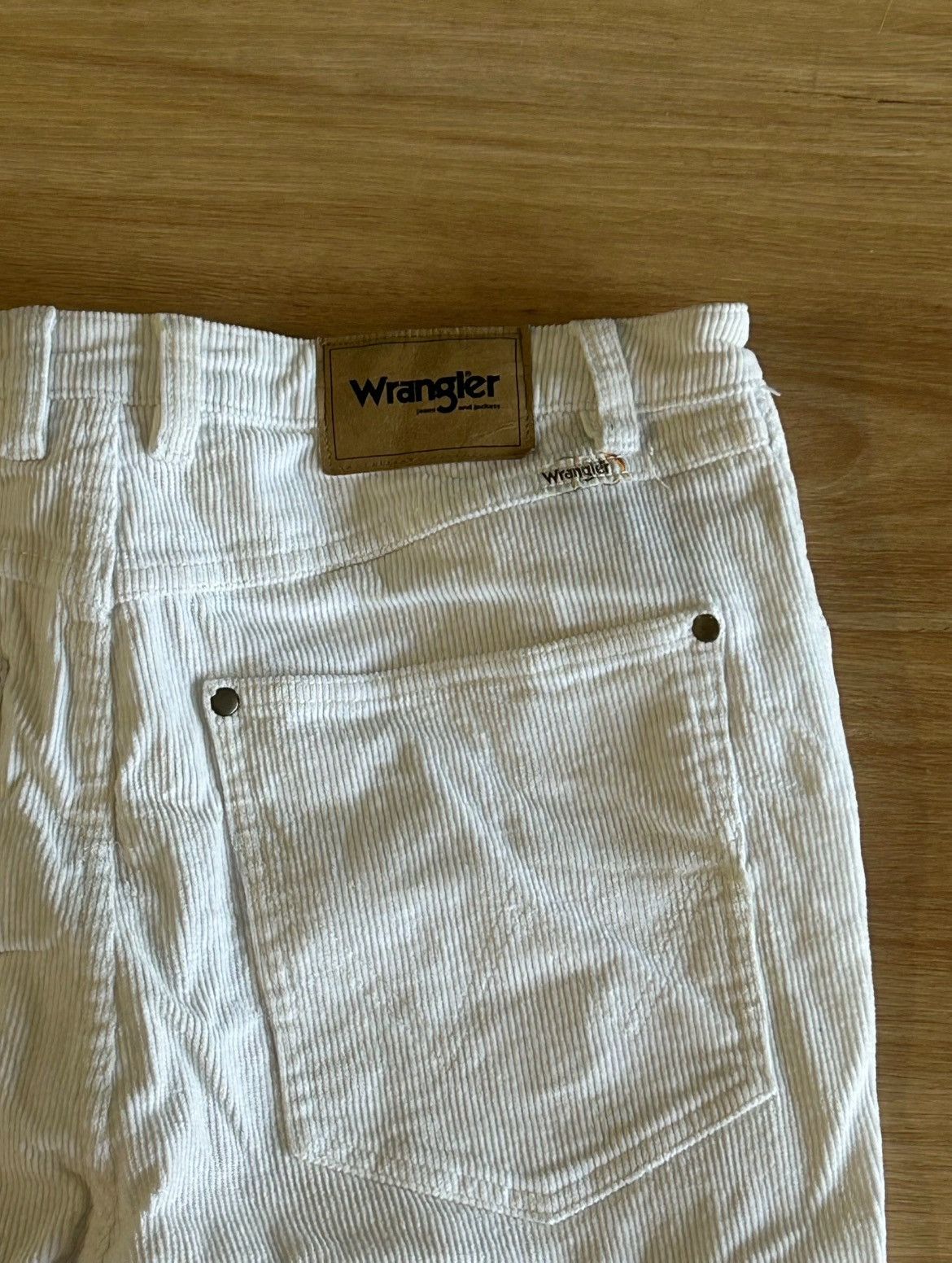 Wrangler Wrangler LITA white corduroy jeans Size 32" / US 10 / IT 46 - 3 Thumbnail
