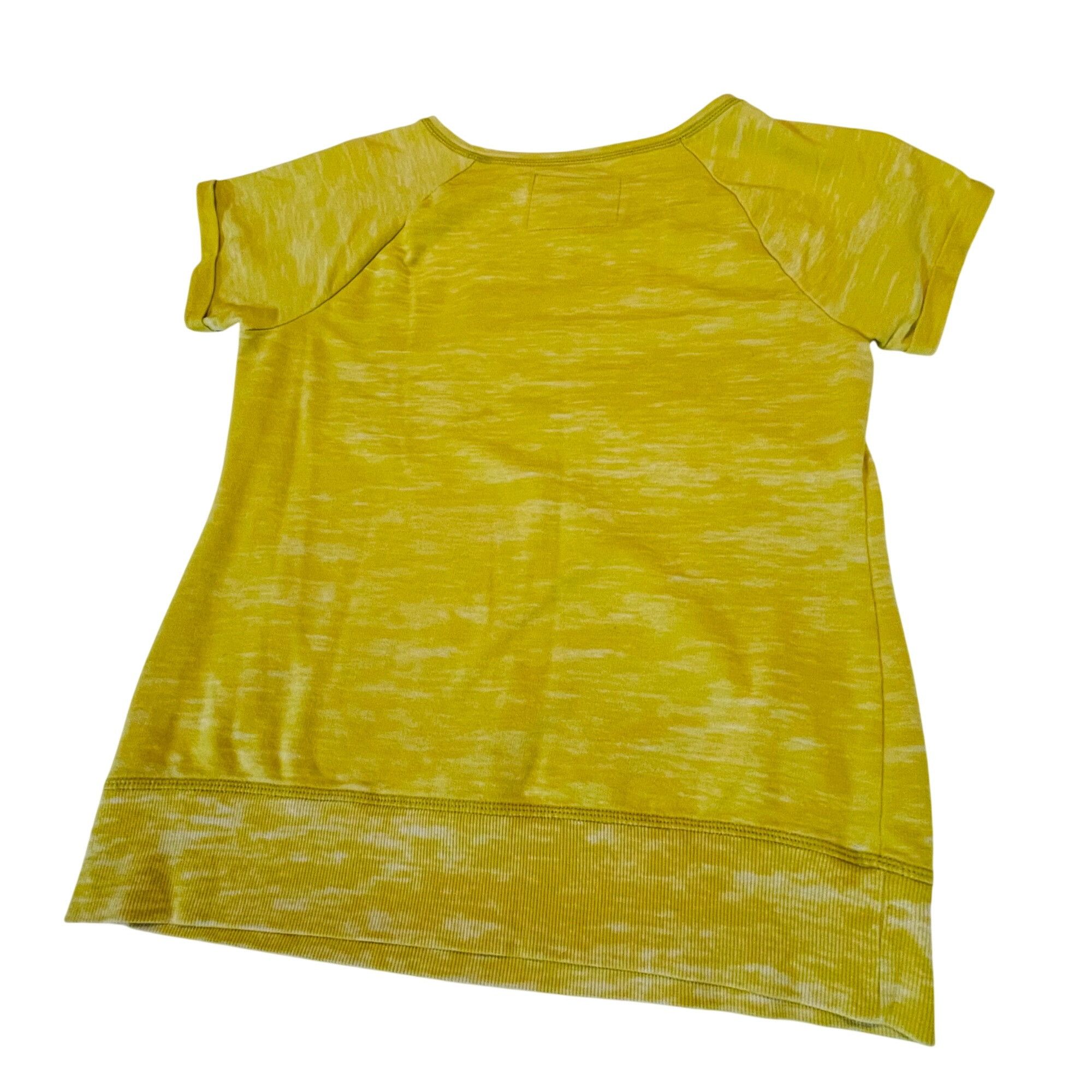 Other Ruff Hewn Womens Casual Yellow Heavier T-Shirt Rolled sleeve Size S / US 4 / IT 40 - 2 Thumbnail