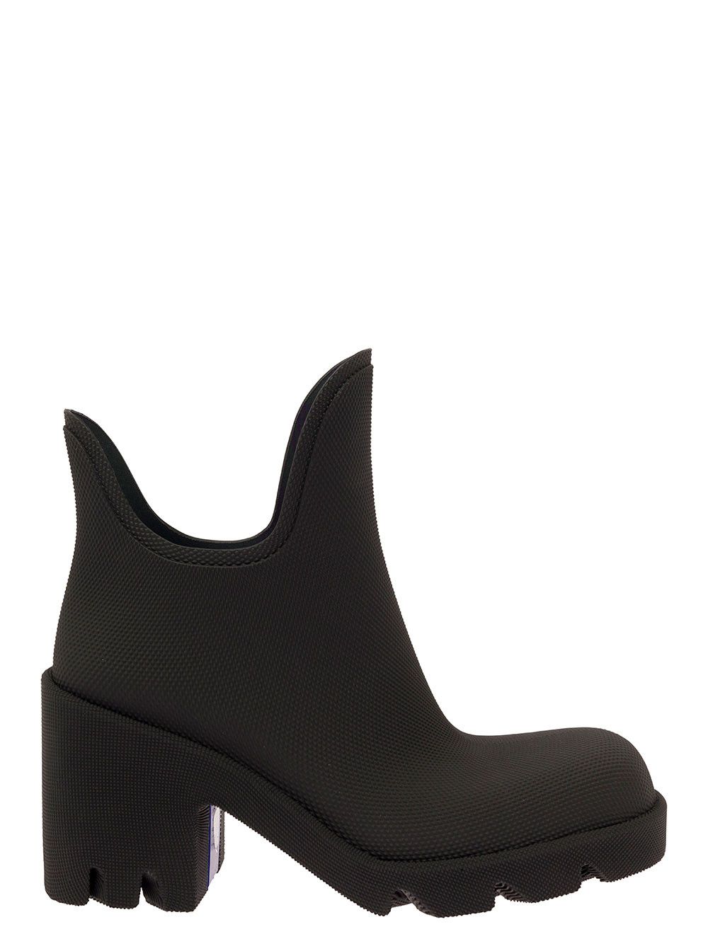 Burberry 'Rachel' Black Rainboot with Logo Detail in Rubber Woman Size US 10 / IT 40 - 1 Thumbnail