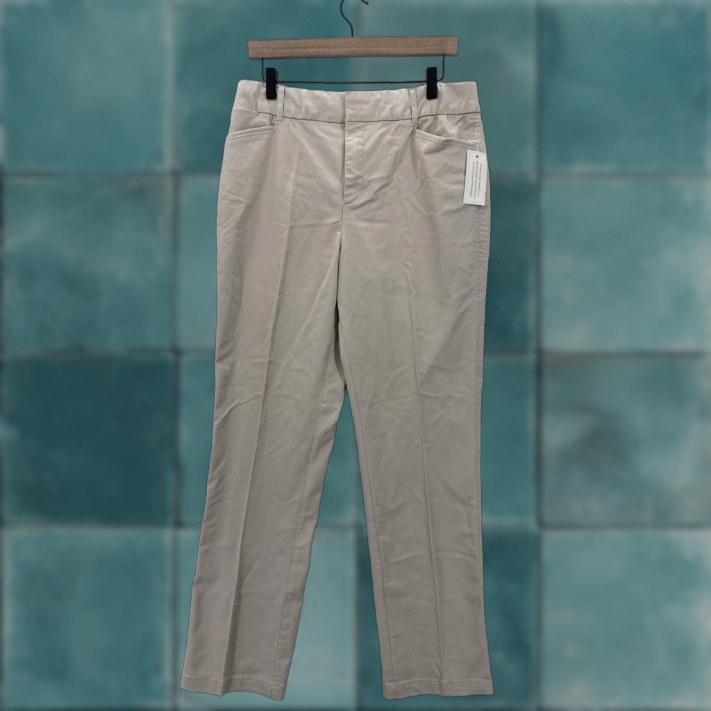 Vintage VINTAGE Christopher & Banks Pants Womens 8 Signature Comfort Straight Leg Beige Stretch Size 30" / US 8 / IT 44 - 1 Thumbnail