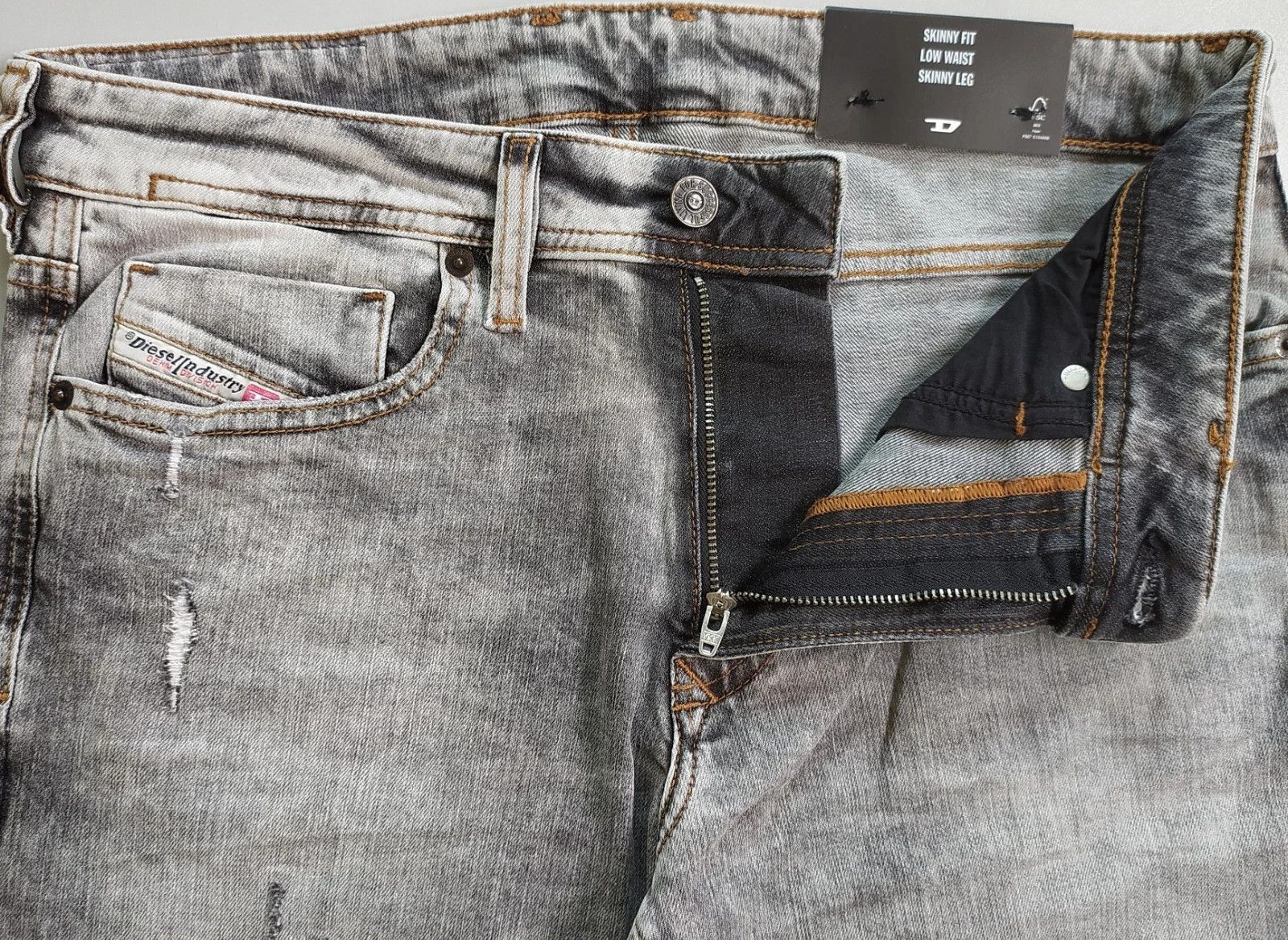 Diesel Diesel 1979 SLEENKER-R L.32 MENS JEANS SLTP/9750 Size US 31 - 5 Thumbnail