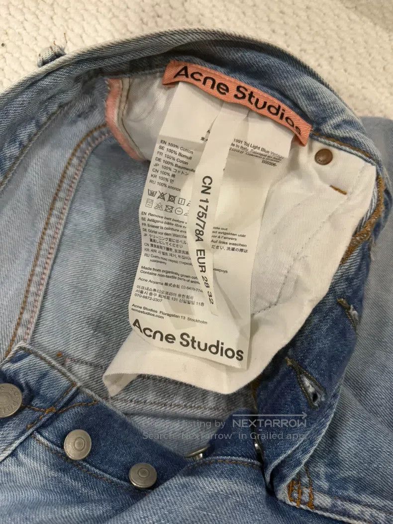 Acne Studios Acne Studios 1991 Loose Belted Denim Pants Size US 28 / EU 44 - 4 Thumbnail