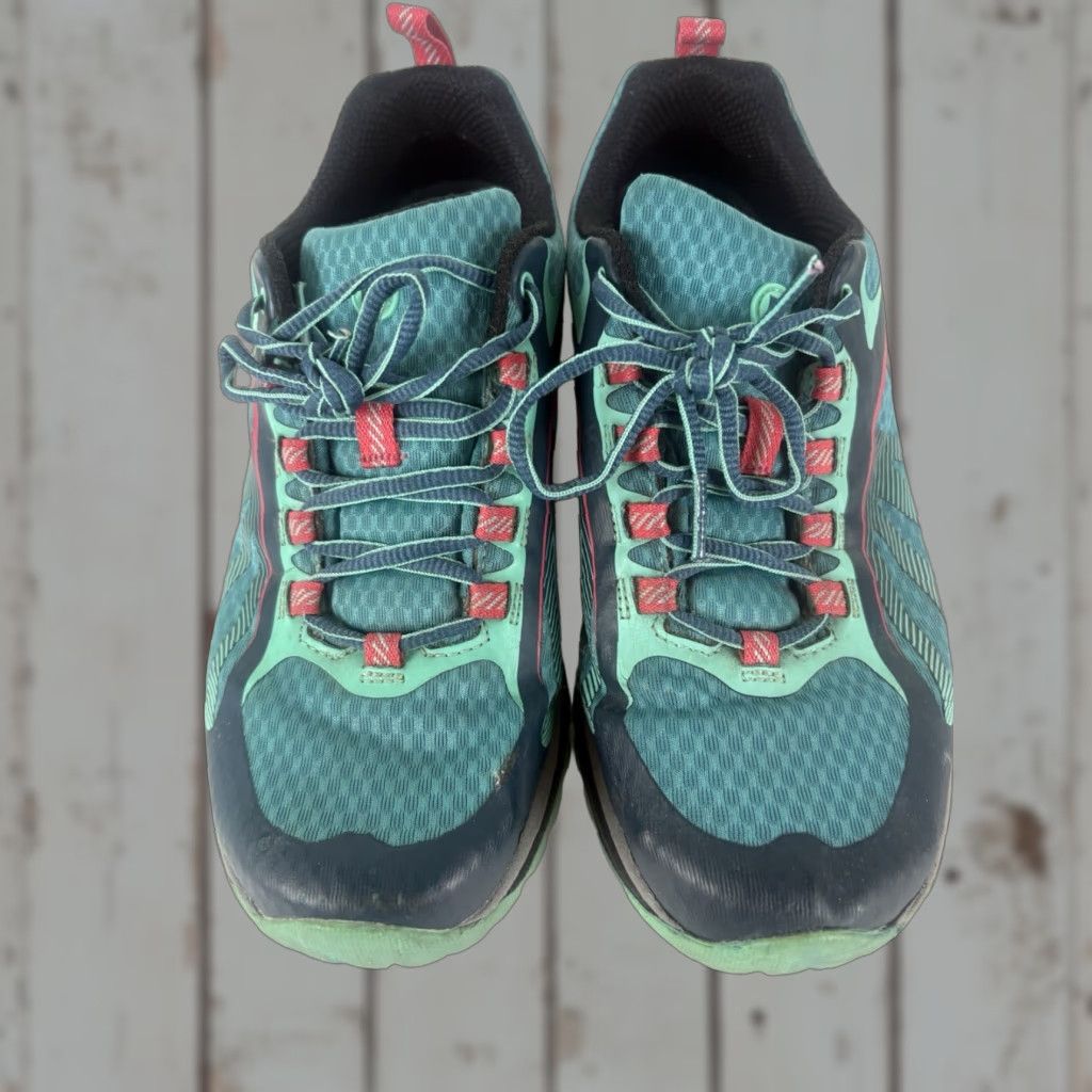 Merrell Merrell Lace Up Sneakers Womens 7.5 Multicolor Geometric Pattern Breathable Lightweight Athletic Walking Hiking Casual Workwear Size US 8 / IT 38 - 1 Thumbnail
