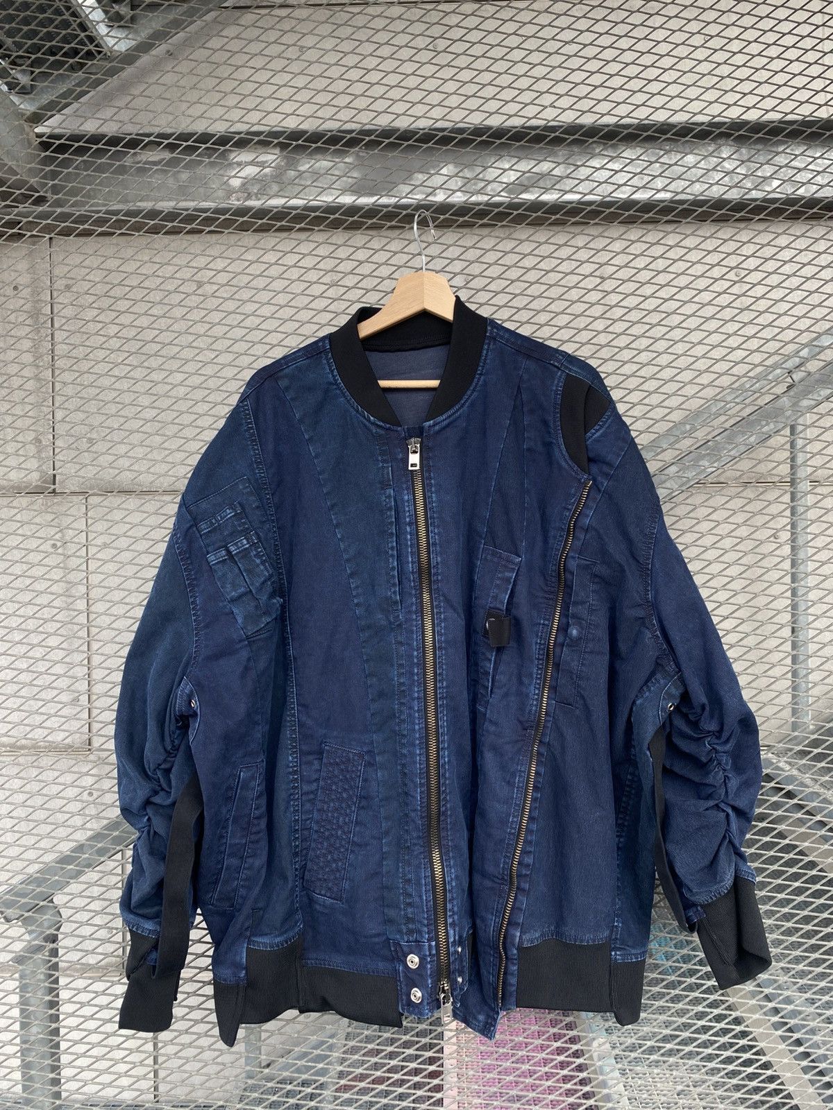 Mega Oversized Diesel Multipocket Deconstructed Bomber