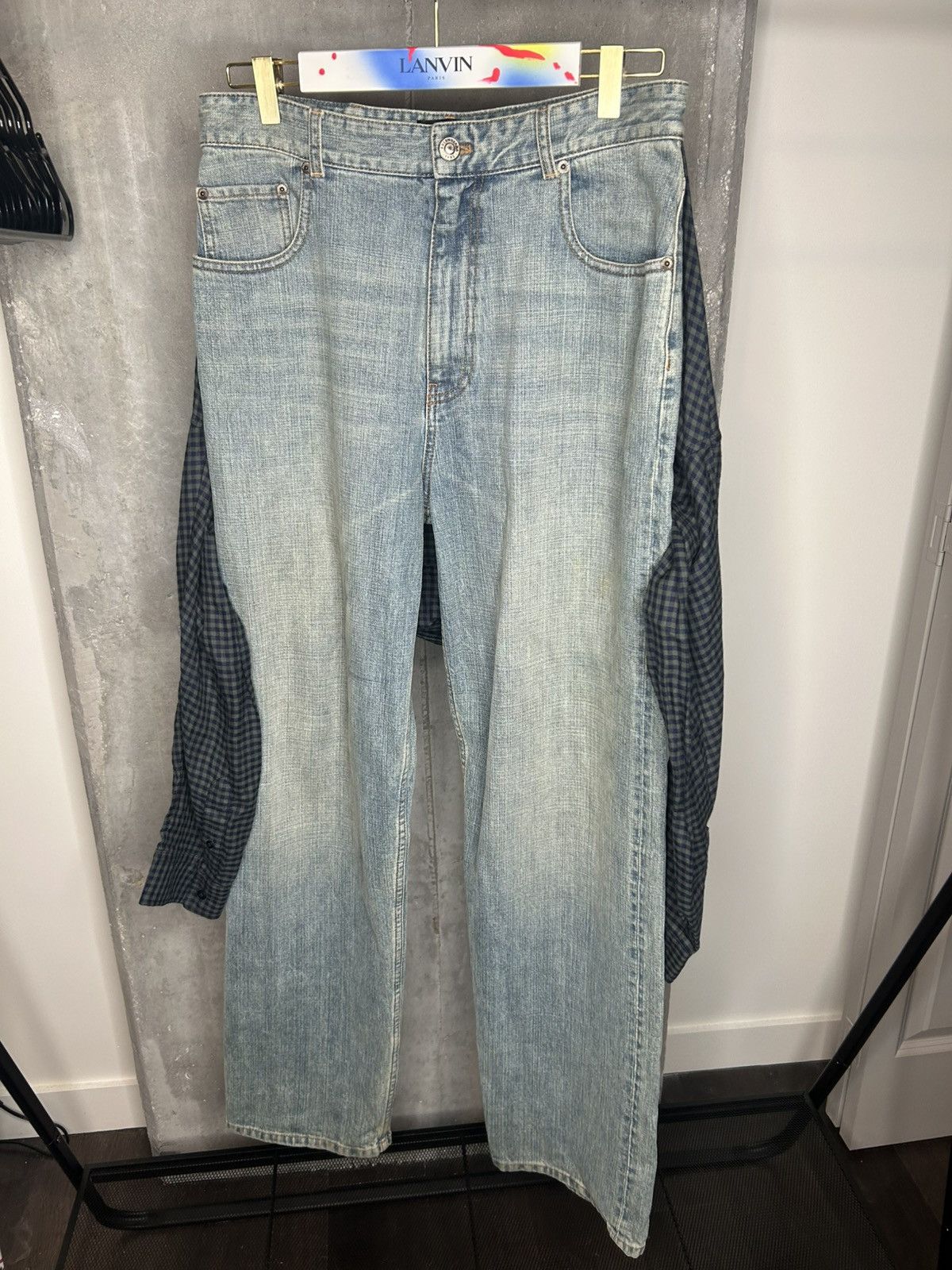 Balenciaga GRAIL HYBRID FLANNEL JEANS Size US 32 / EU 48 - 1 Thumbnail