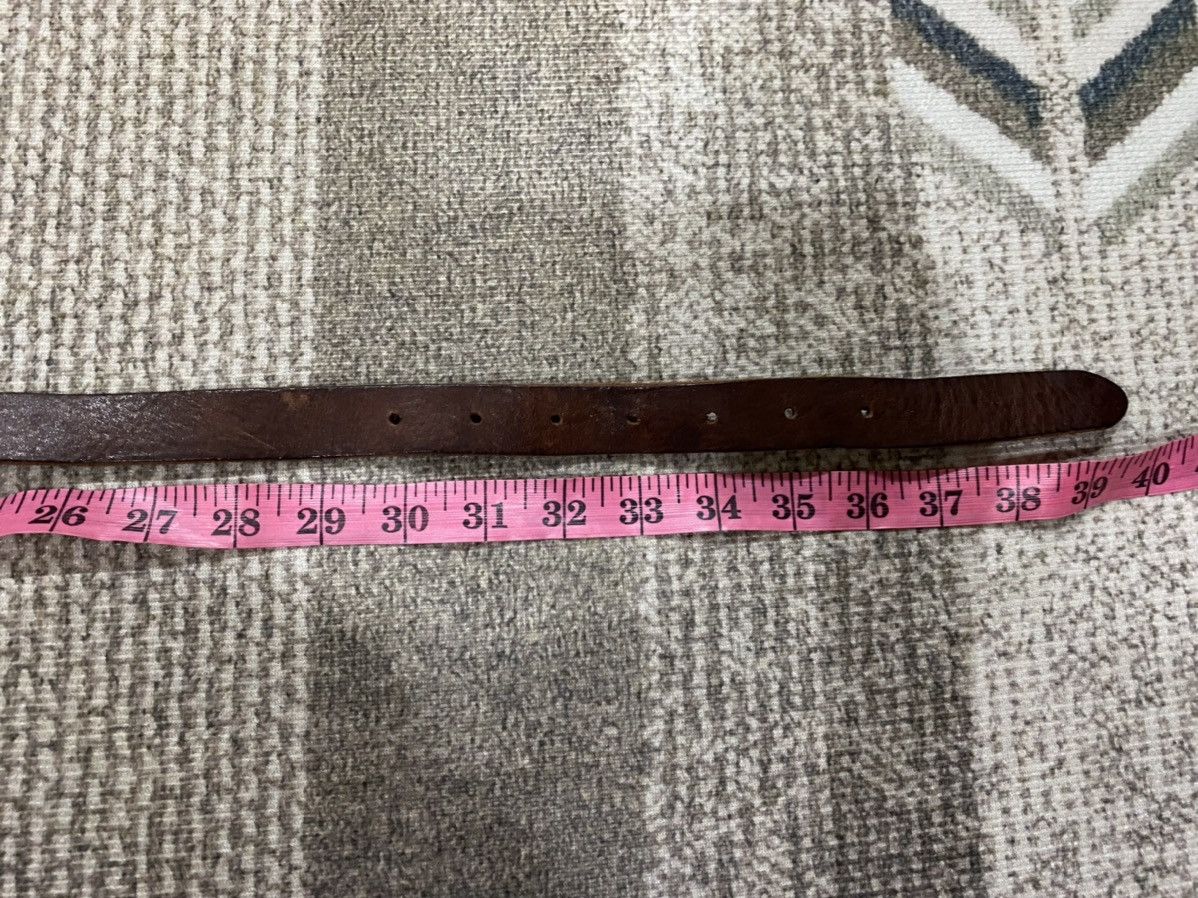 Leather Japanese Brand Leather Buckle Belt Size ONE SIZE - 10 Thumbnail